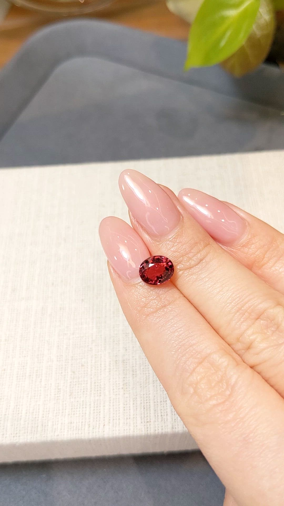 2.00 Ct. Pink Tourmaline from Brazil Size Video