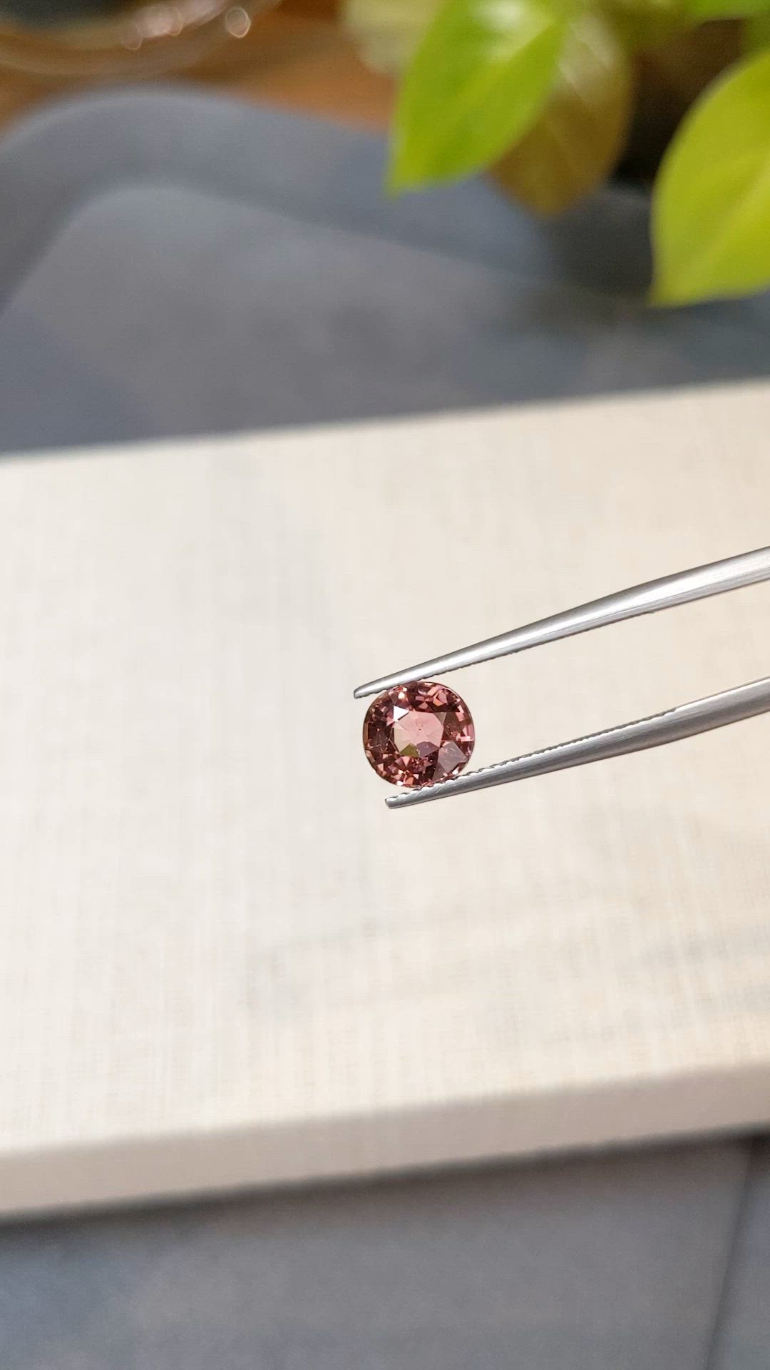 1.90 Ct. Pink Tourmaline from Brazil Size Video