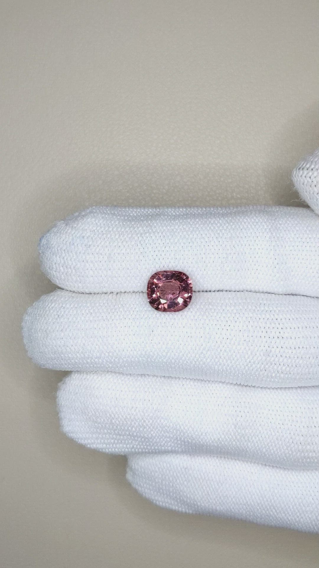 2.27 Ct. Pink Tourmaline from Brazil Size Video