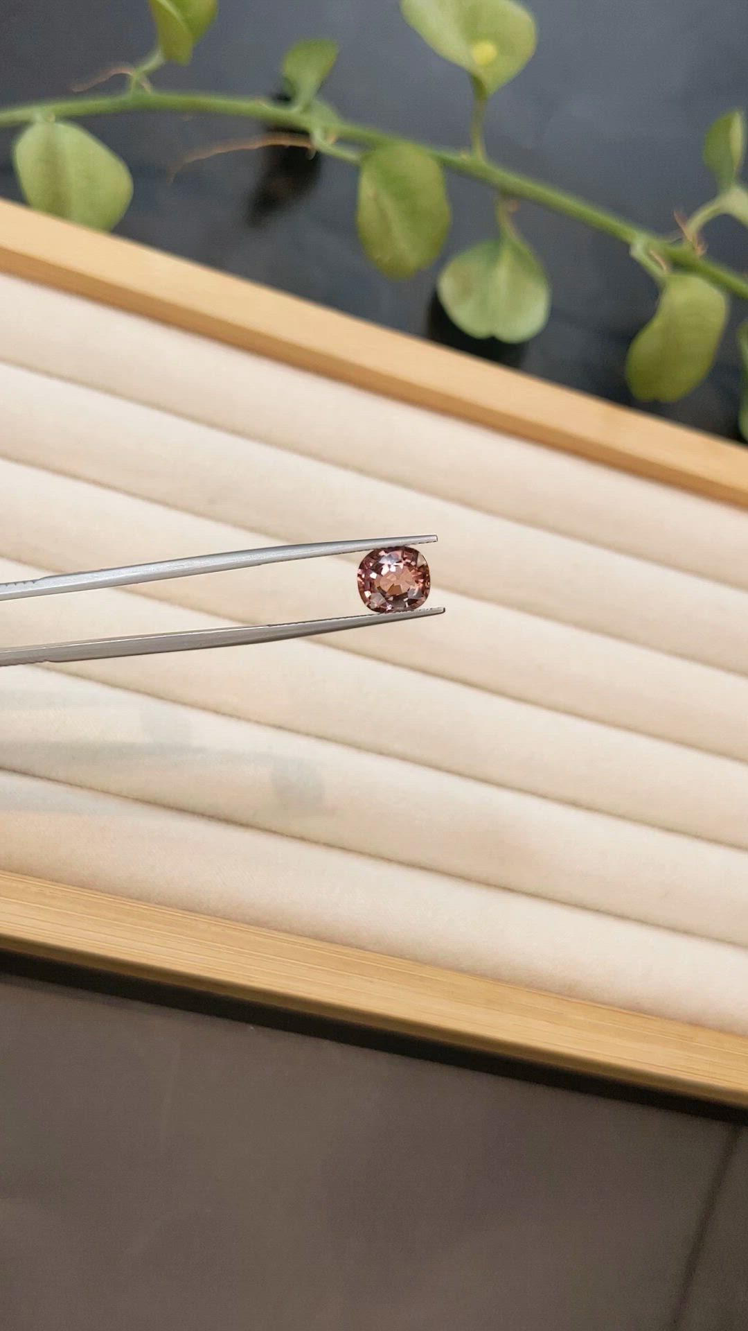 2.27 Ct. Pink Tourmaline from Brazil Size Video