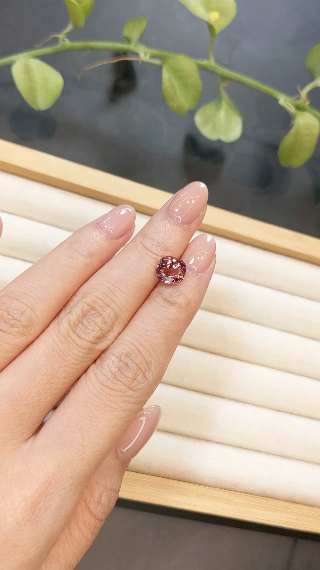 2.27 Ct. Pink Tourmaline from Brazil Size Video