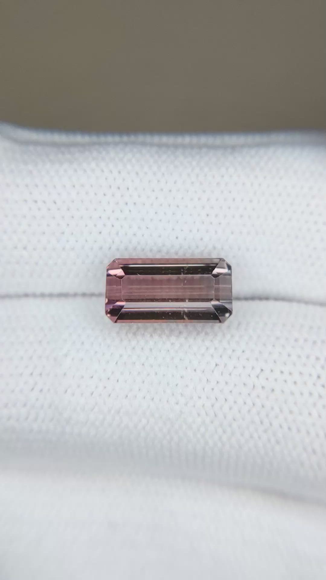 4.00 Ct. Pinkish Brown Tourmaline from Brazil Size Video