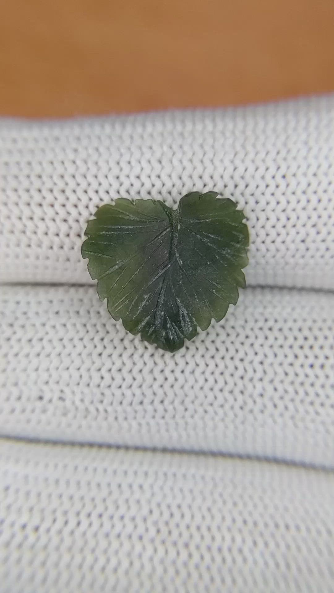 2.68 Ct. Green Jade from Burma (Myanmar) Size Video
