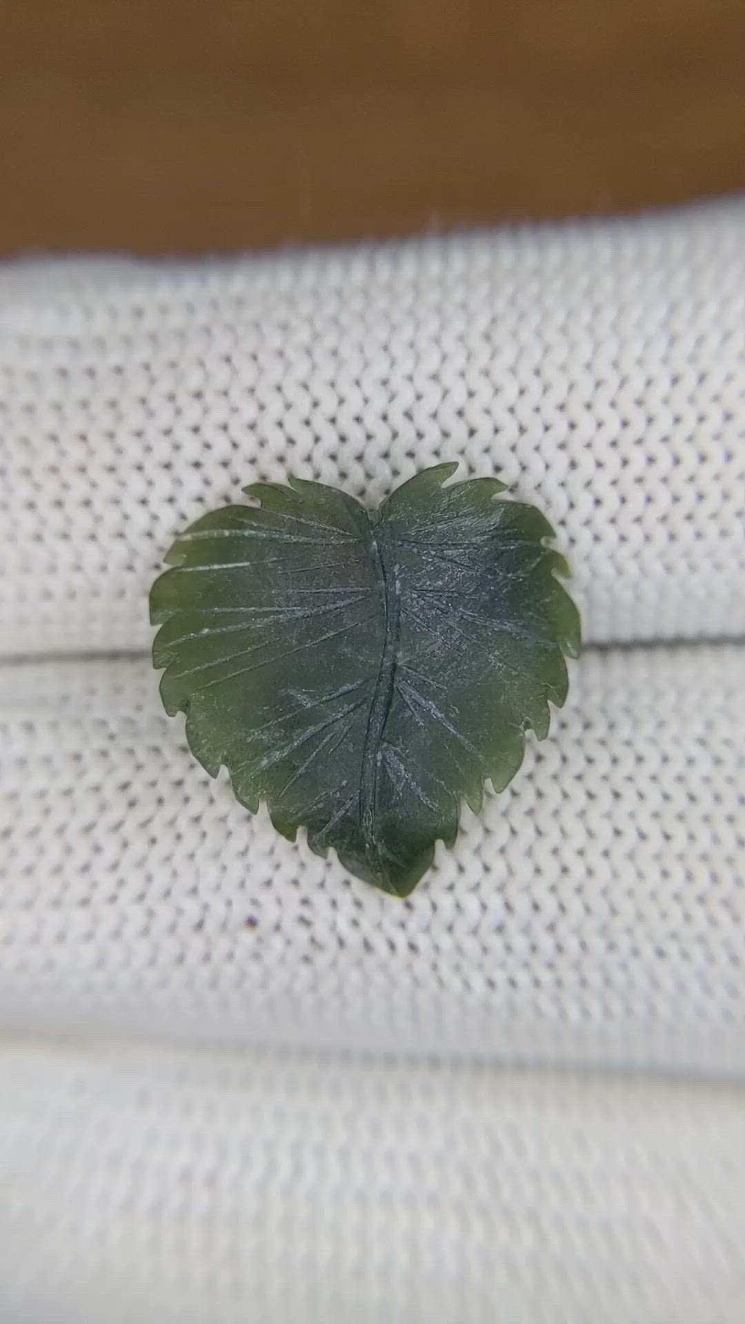 3.98 Ct. Green Jade from Burma (Myanmar) Size Video