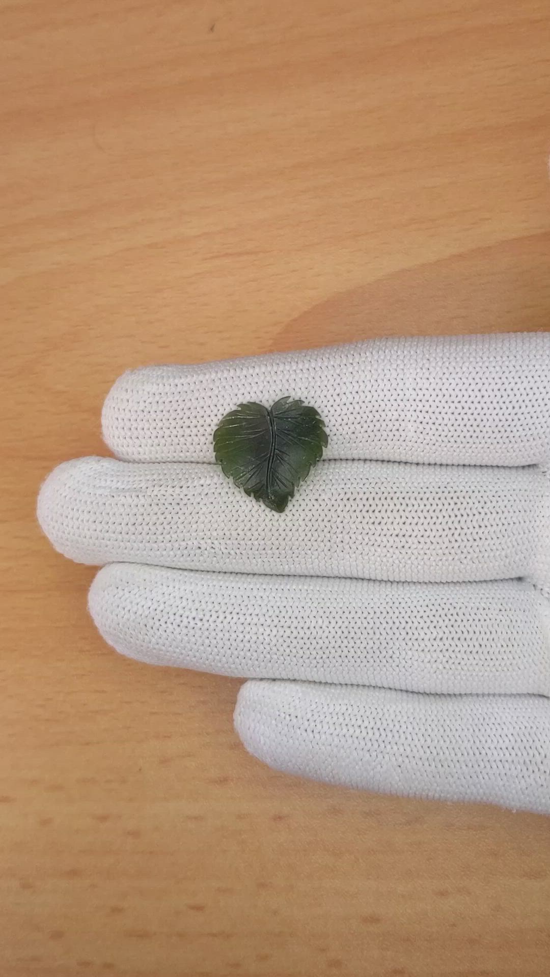 3.98 Ct. Green Jade from Burma (Myanmar) Size Video