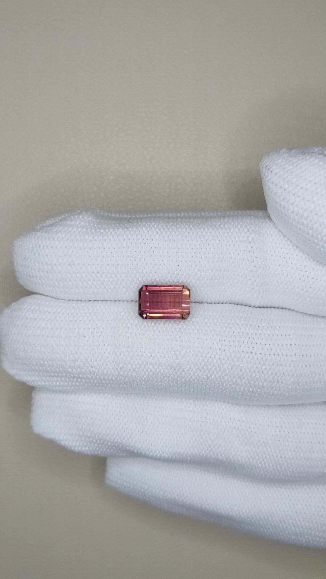 2.75 Ct. Pink Tourmaline from Brazil Size Video