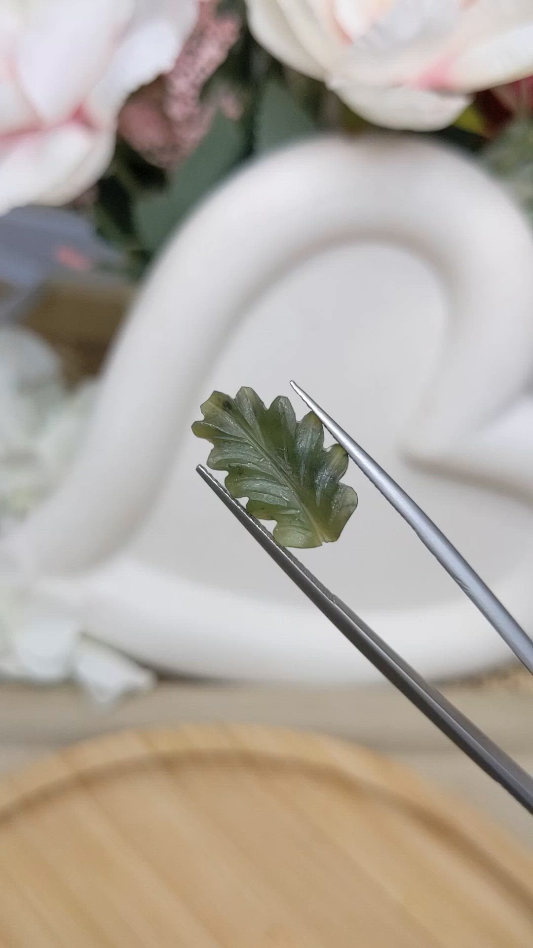 4.94 Ct. Green Jade from Burma (Myanmar) Size Video