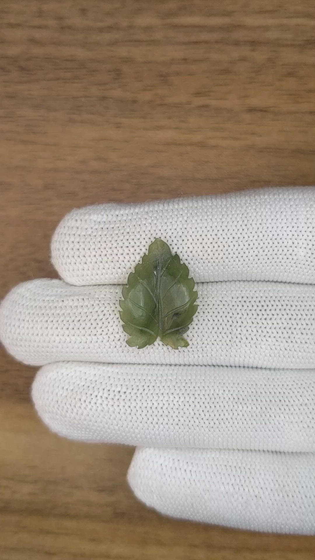6.19 Ct. Green Jade from Burma (Myanmar) Size Video