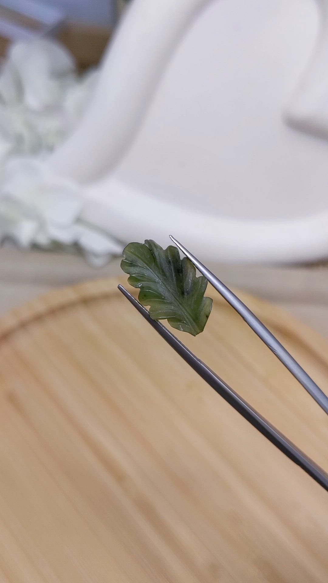 4.65 Ct. Green Jade from Burma (Myanmar) Size Video