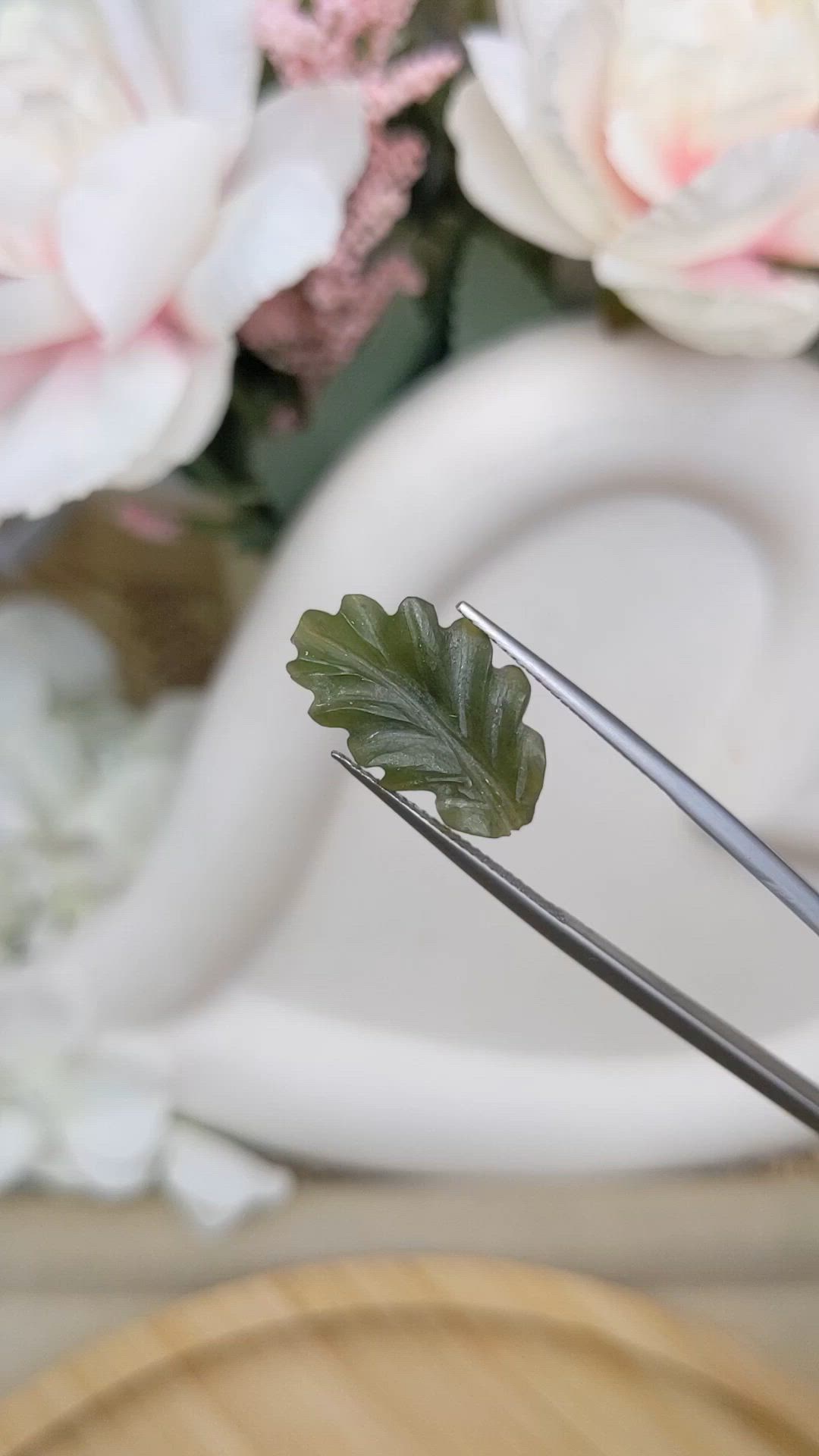 5.87 Ct. Green Jade from Burma (Myanmar) Size Video
