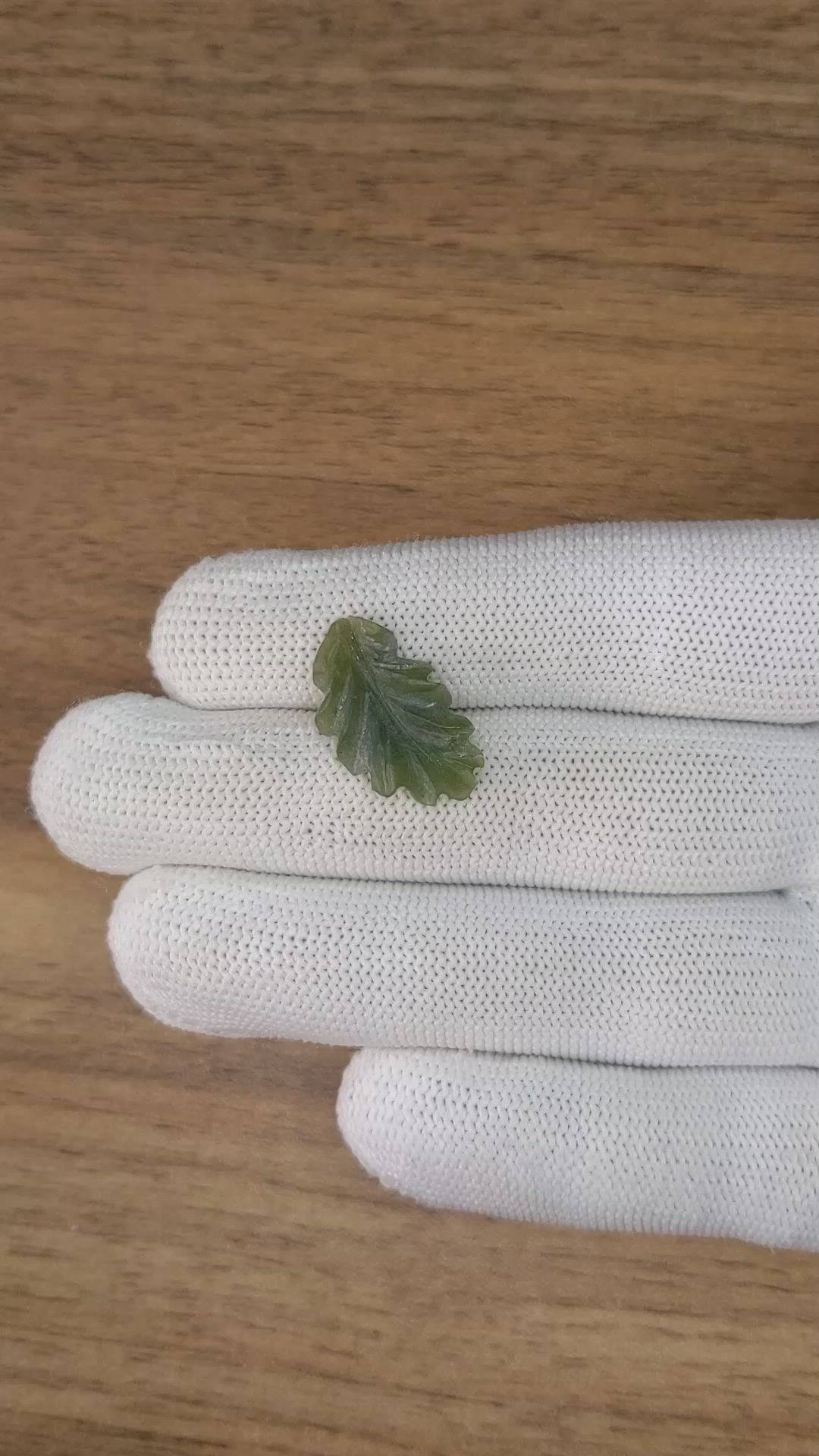 5.87 Ct. Green Jade from Burma (Myanmar) Size Video