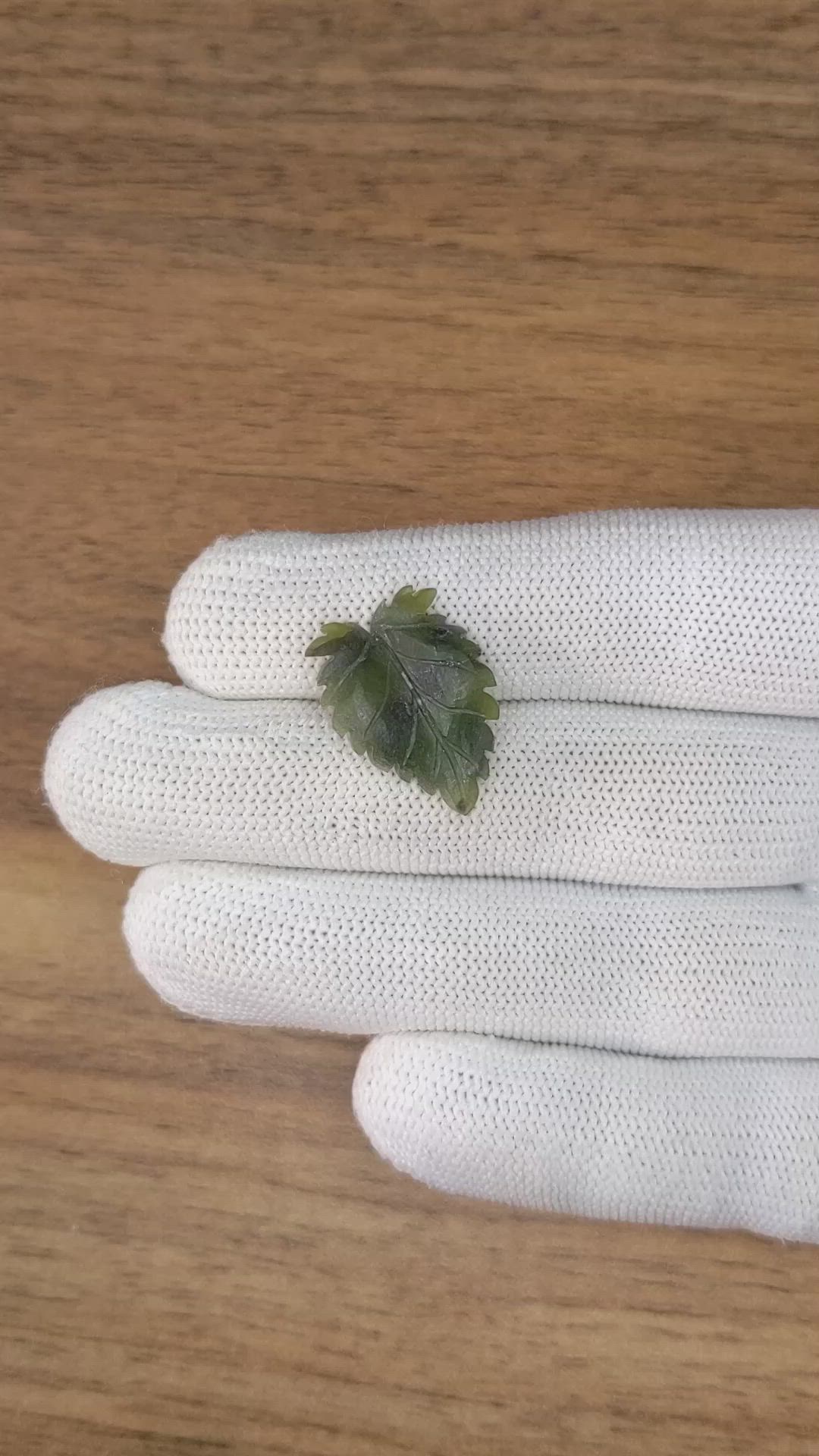 6.82 Ct. Green Jade from Burma (Myanmar) Size Video