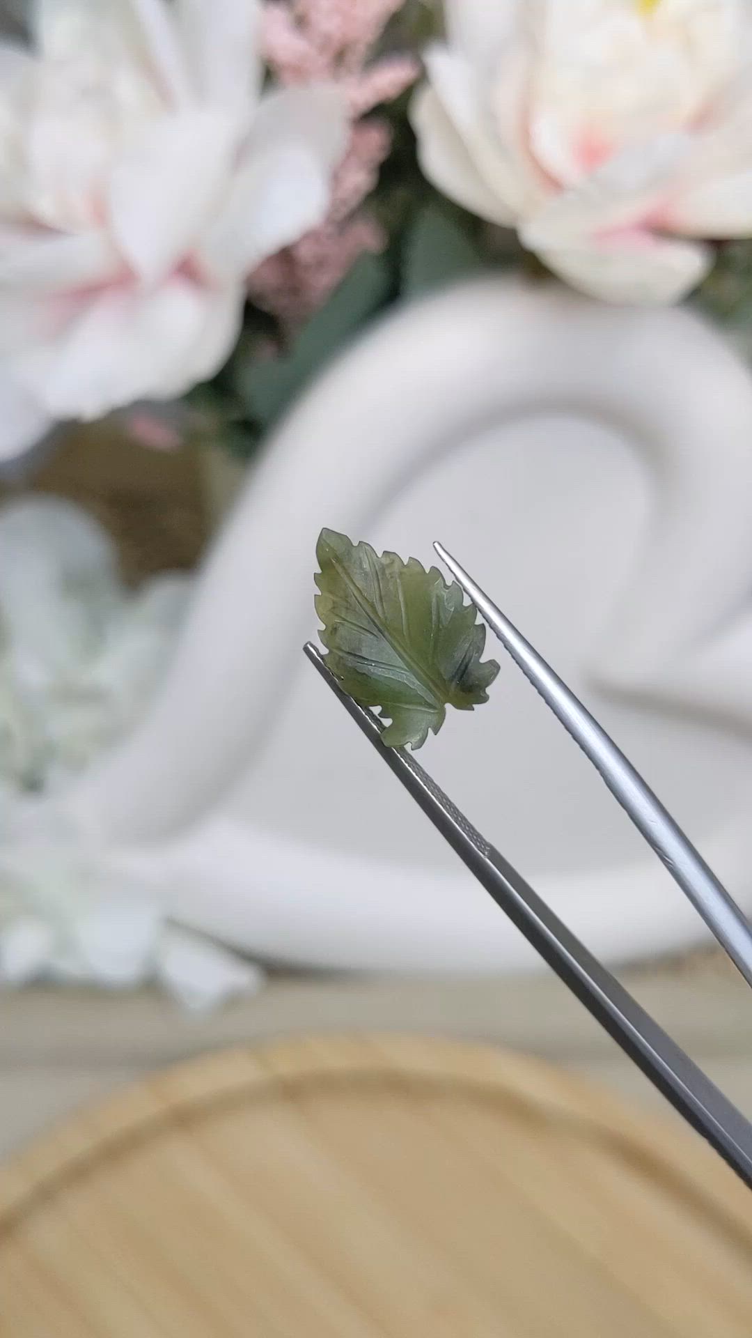 3.02 Ct. Green Jade from Burma (Myanmar) Size Video