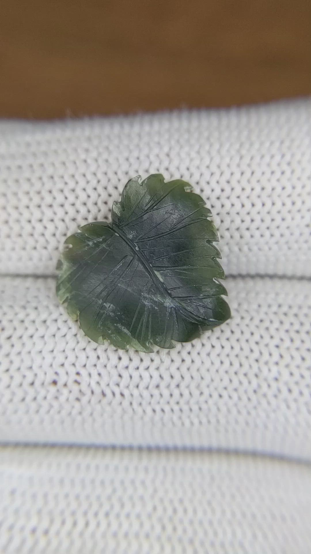3.92 Ct. Green Jade from Burma (Myanmar) Size Video