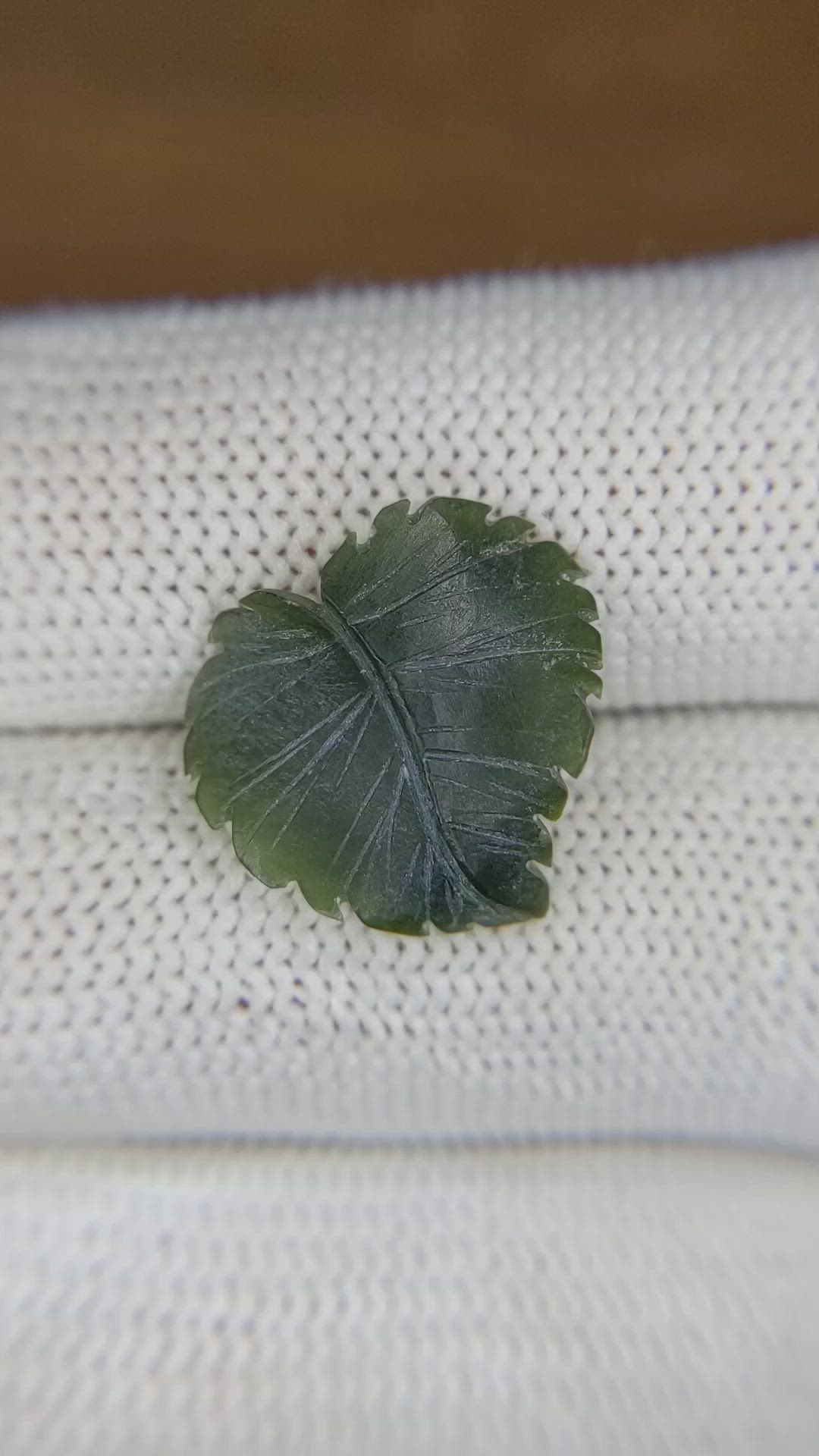 4.40 Ct. Green Jade from Burma (Myanmar) Size Video