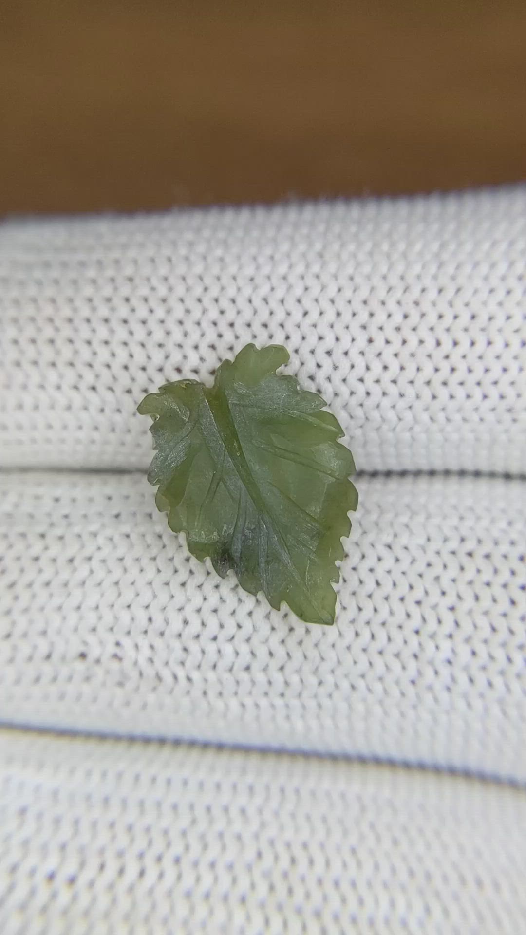 3.61 Ct. Green Jade from Burma (Myanmar) Size Video