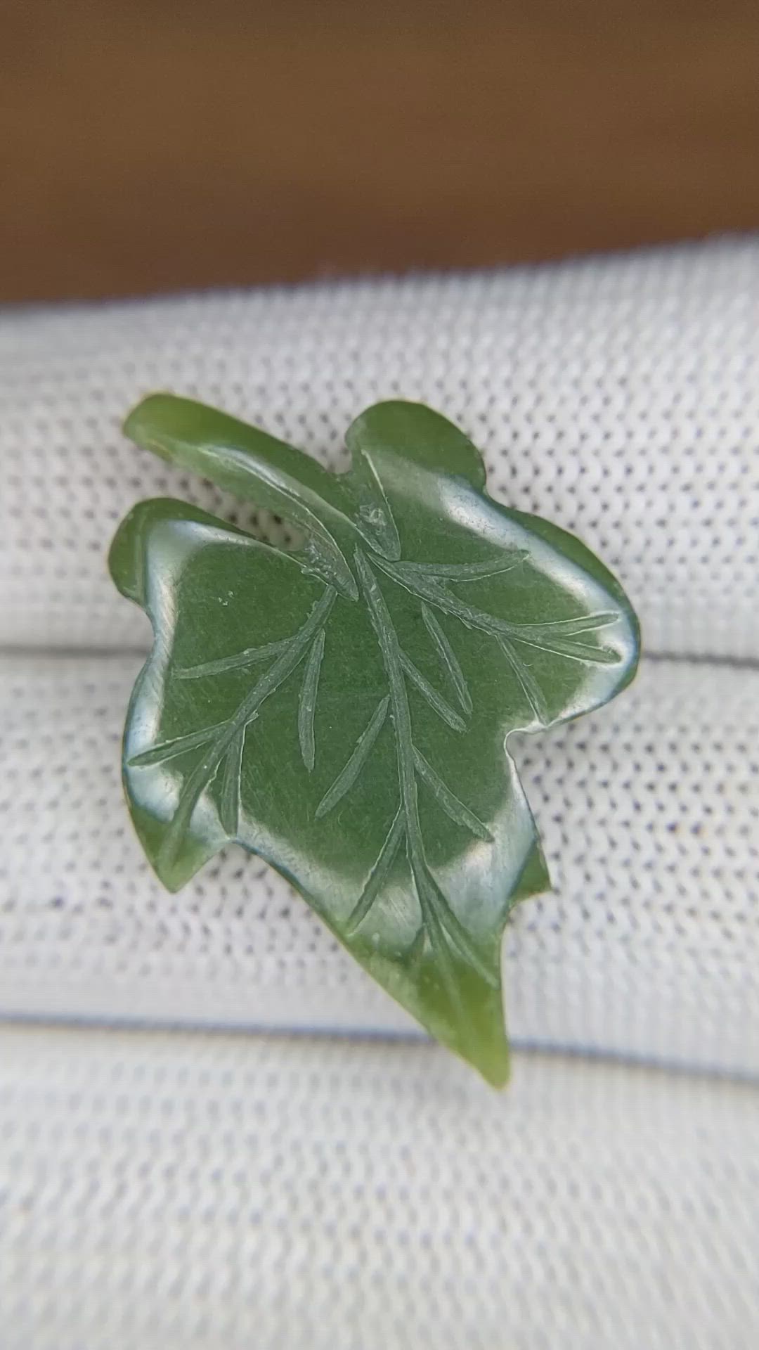 16.91 Ct. Green Jade from Burma (Myanmar) Size Video