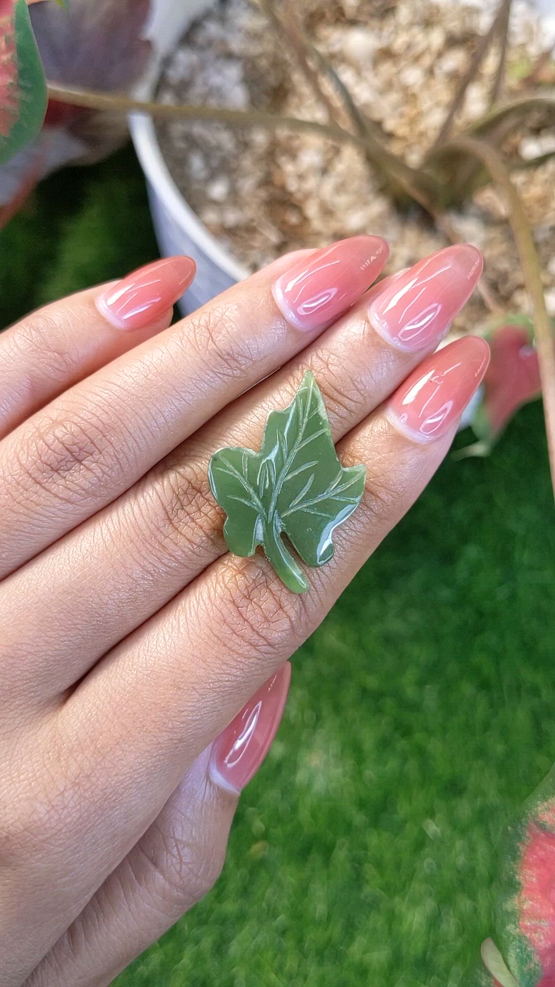 16.91 Ct. Green Jade from Burma (Myanmar) Size Video