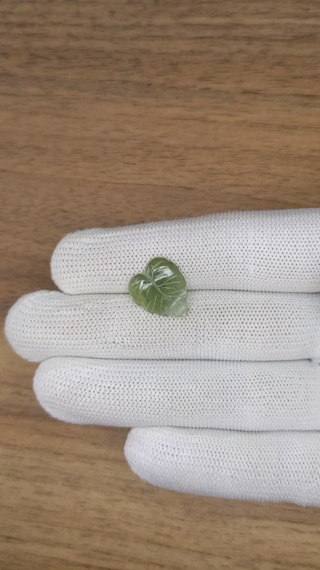 3.62 Ct. Green Jade from Burma (Myanmar) Size Video