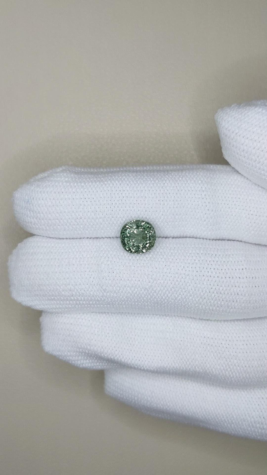 2.15 Ct. Green Tourmaline from Brazil Size Video