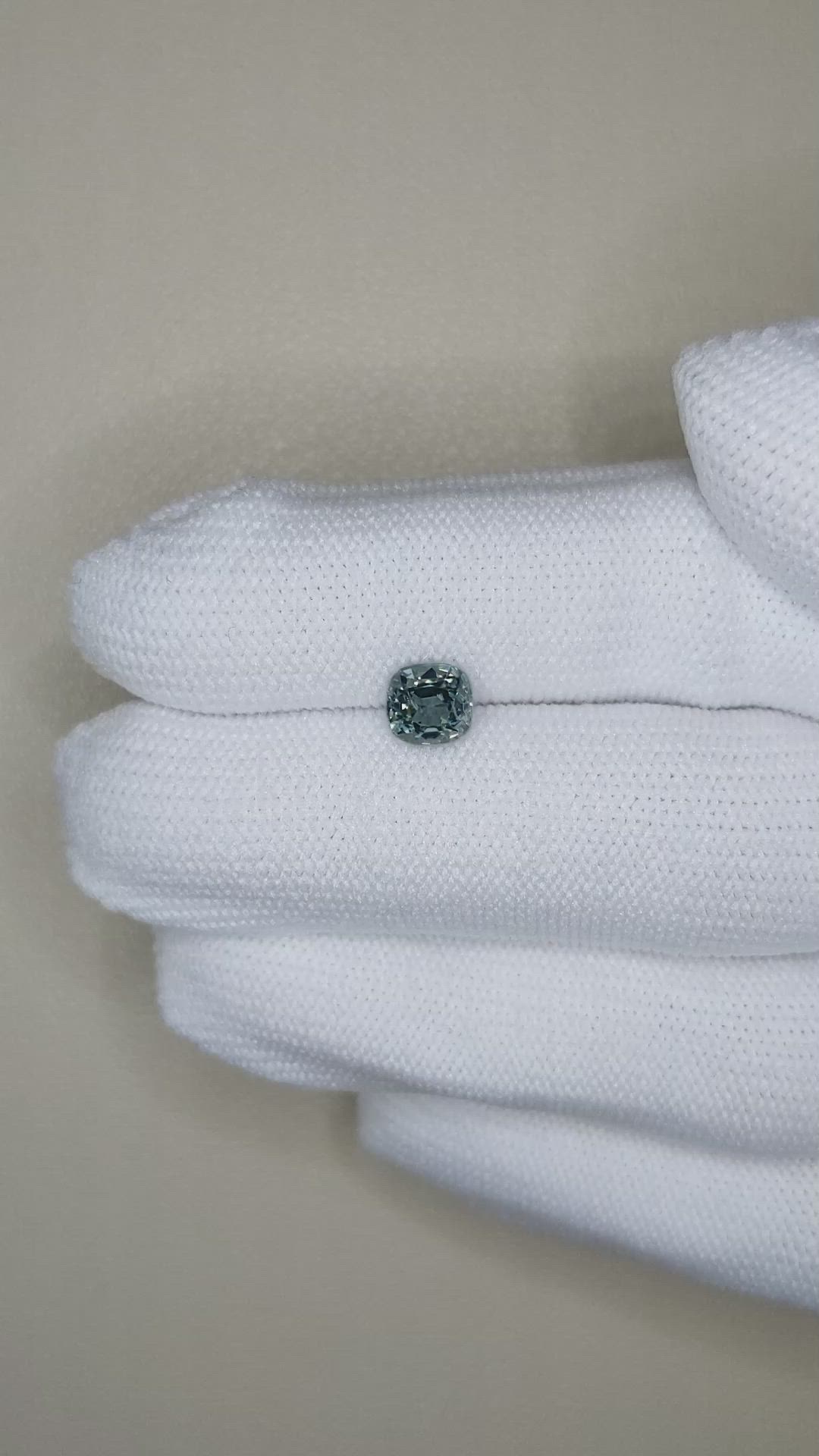1.16 Ct. Bluish Grey Spinel from Burma (Myanmar) Size Video