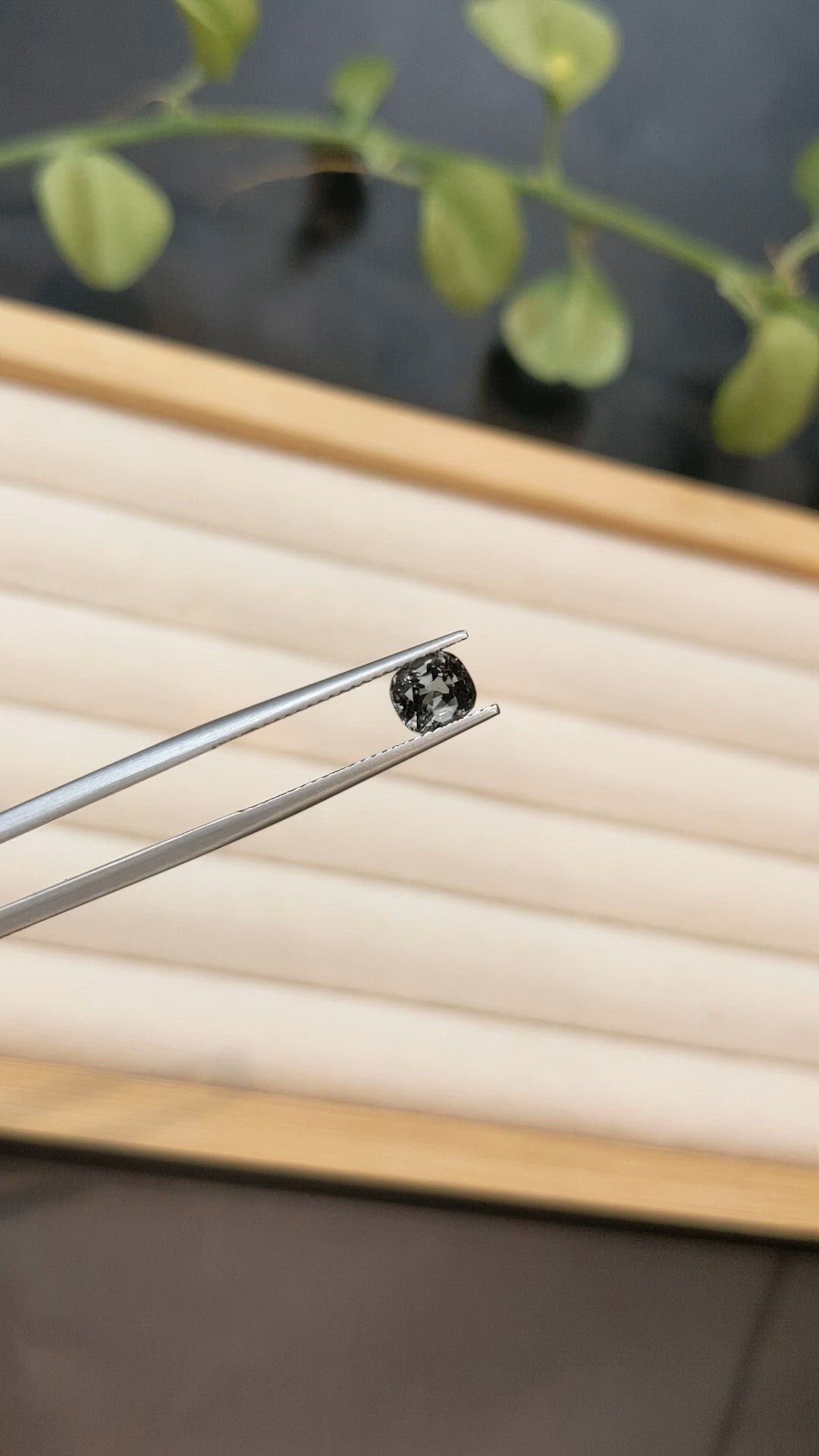 1.10 Ct. Purplish Grey Spinel from Burma (Myanmar) Size Video