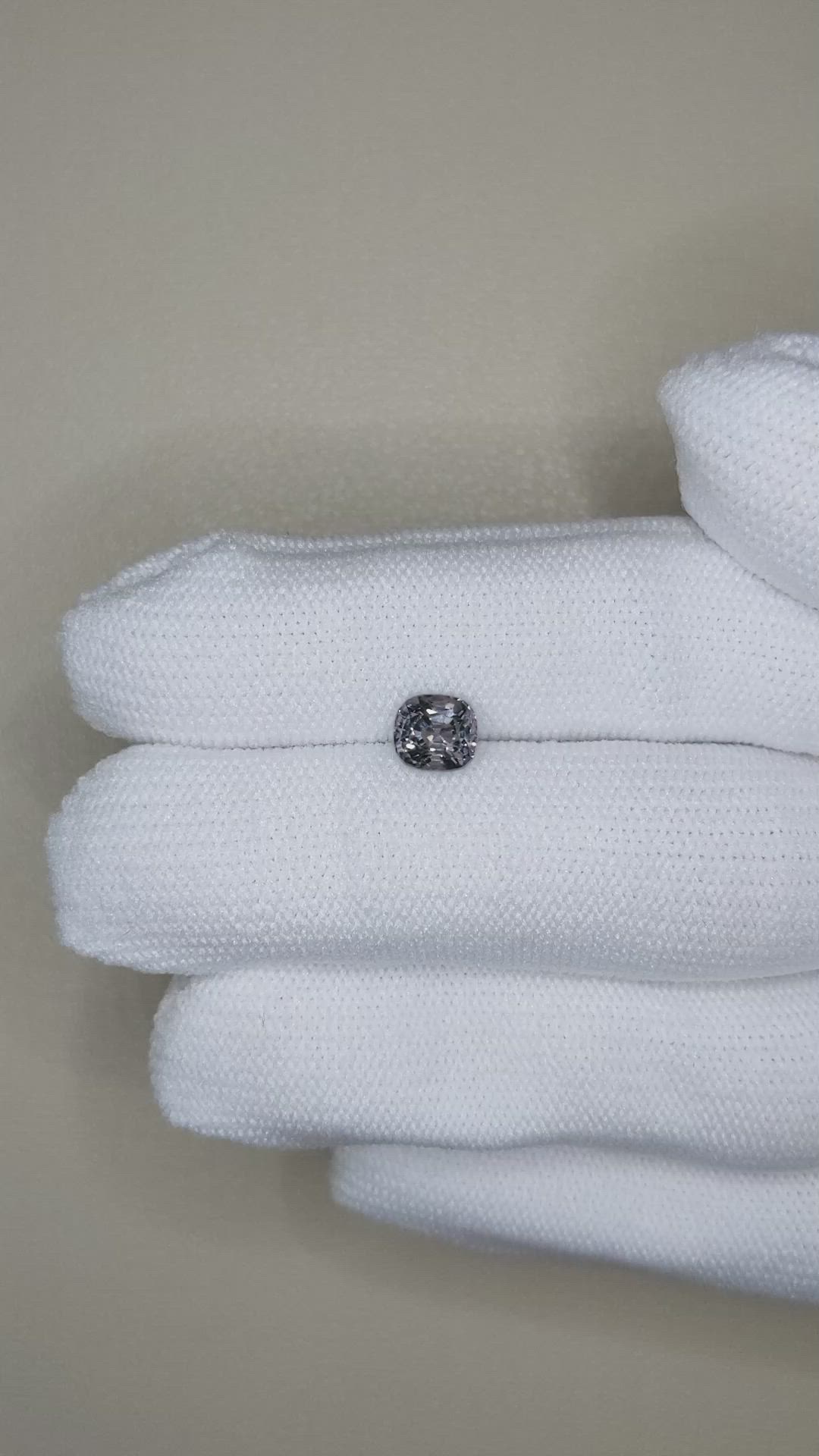 1.10 Ct. Purplish Grey Spinel from Burma (Myanmar) Size Video