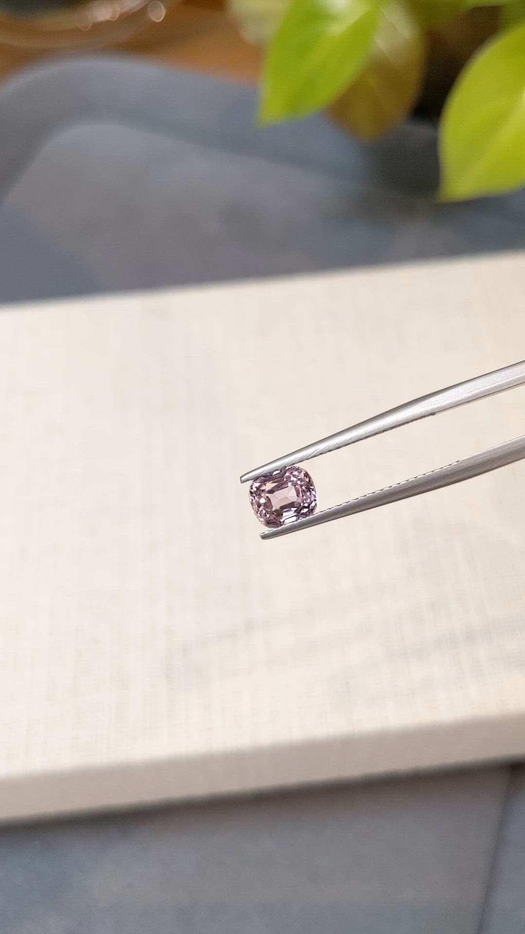 1.31 Ct. Pink Spinel from Burma (Myanmar) Size Video