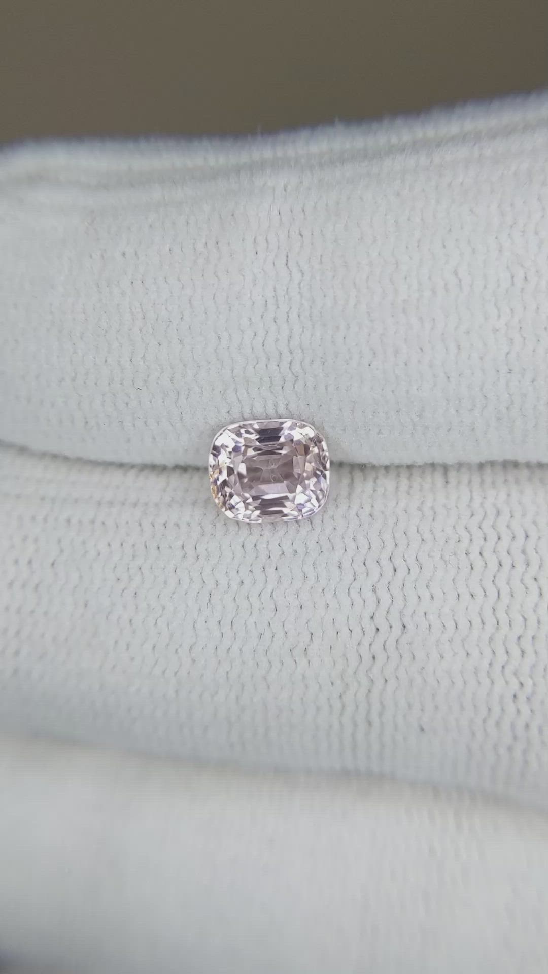 1.31 Ct. Pink Spinel from Burma (Myanmar) Size Video