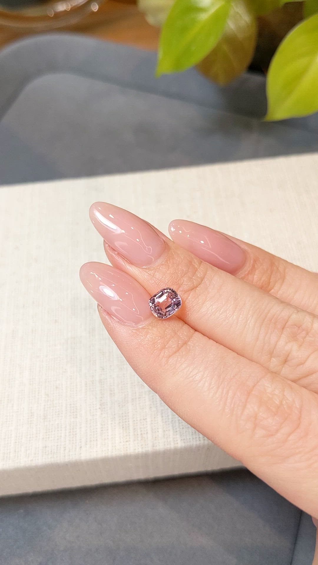 1.31 Ct. Pink Spinel from Burma (Myanmar) Size Video