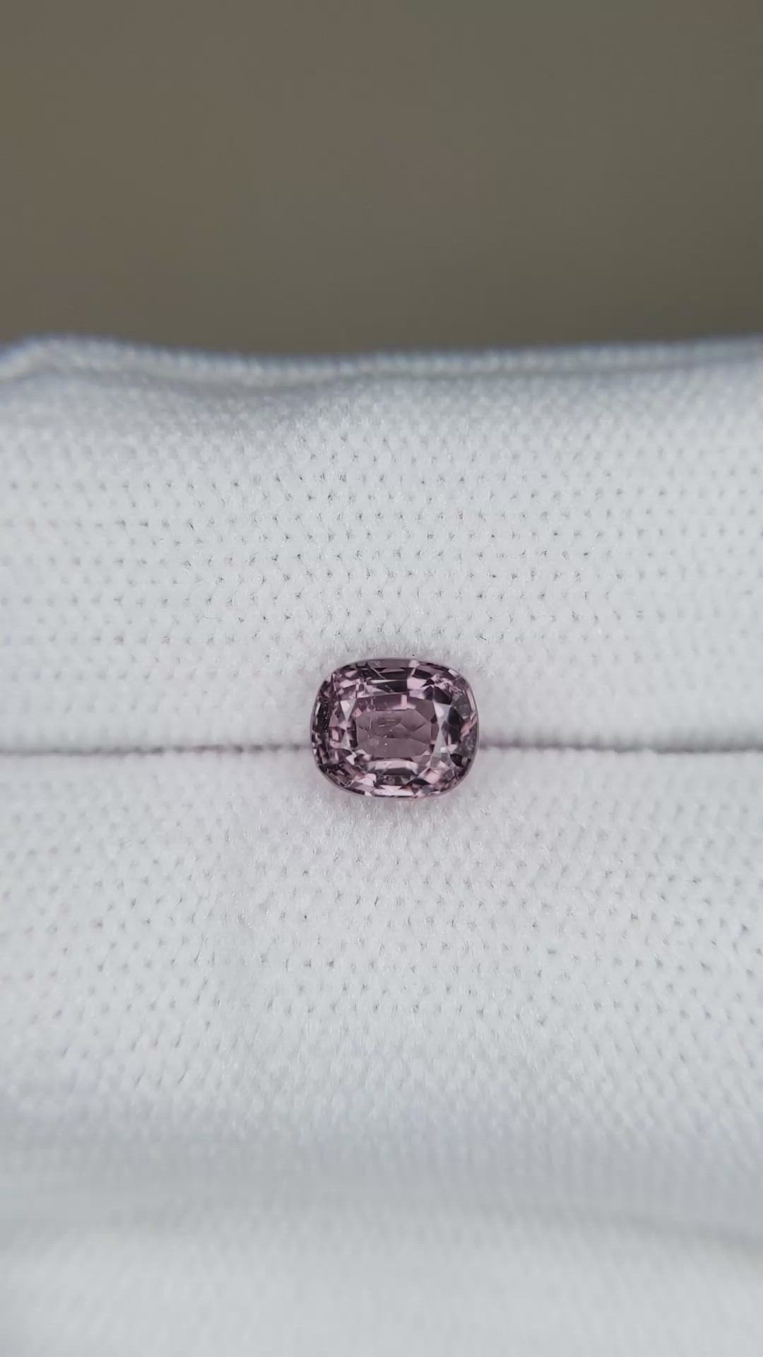 1.06 Ct. Pink Spinel from Burma (Myanmar) Size Video