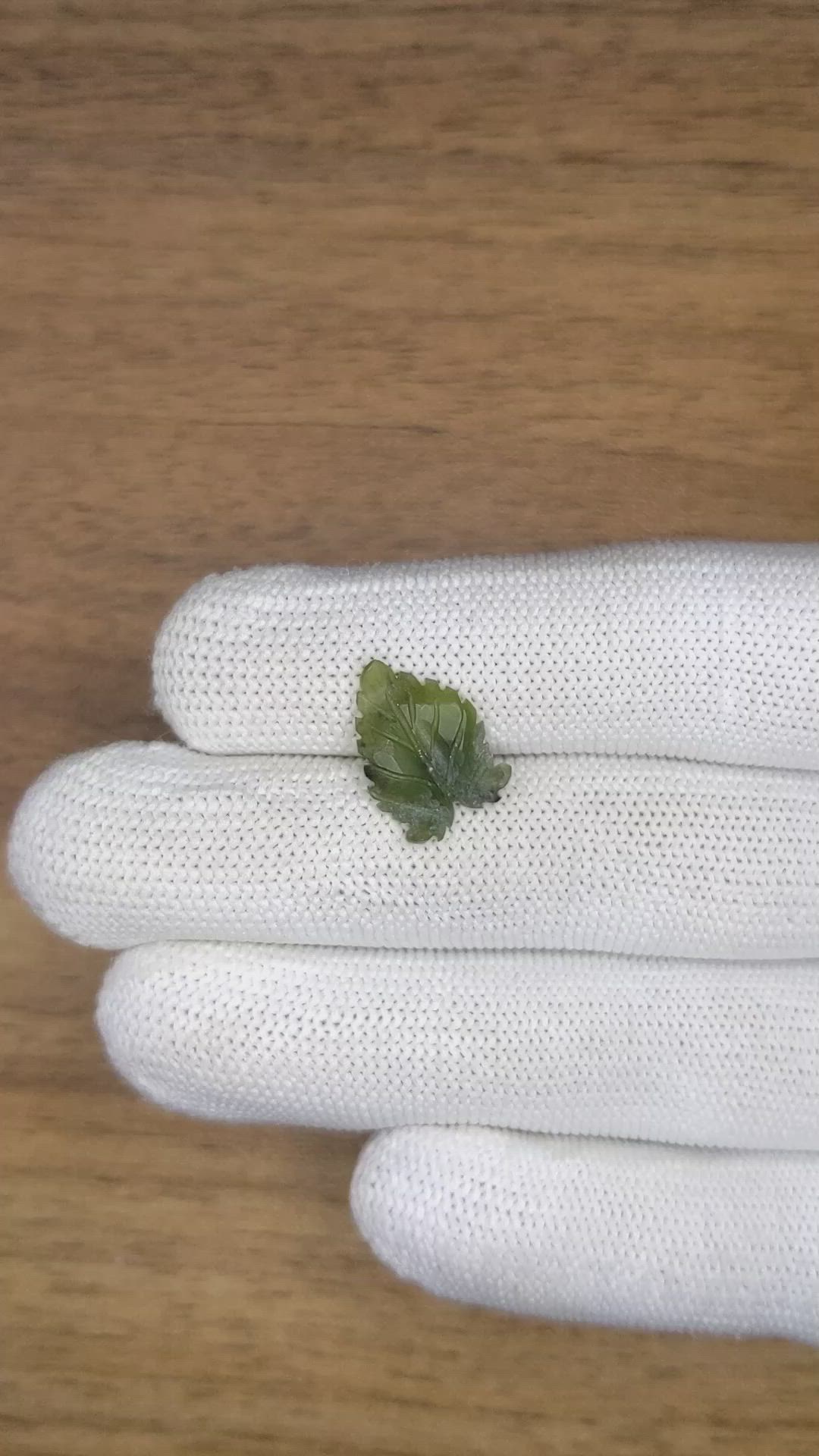 2.75 Ct. Green Jade from Burma (Myanmar) Size Video