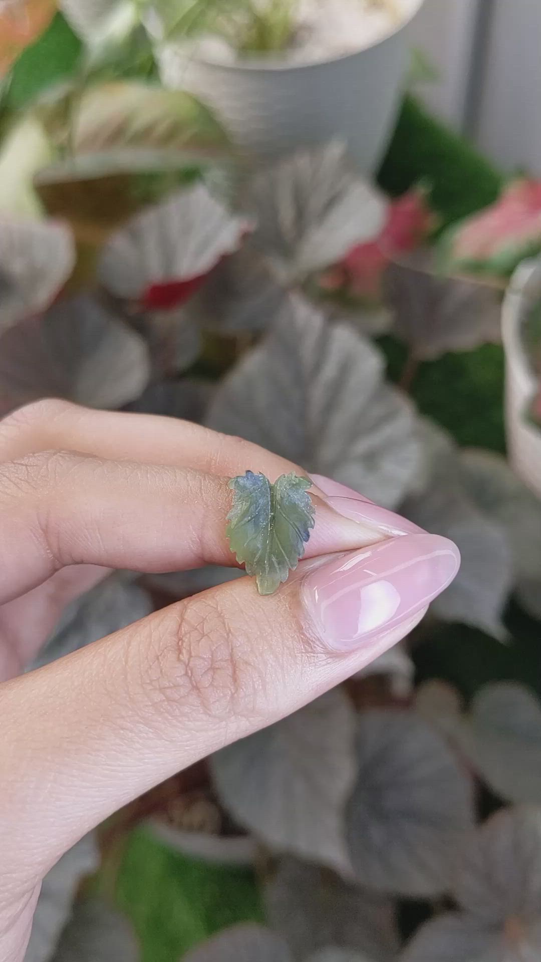 2.75 Ct. Green Jade from Burma (Myanmar) Size Video