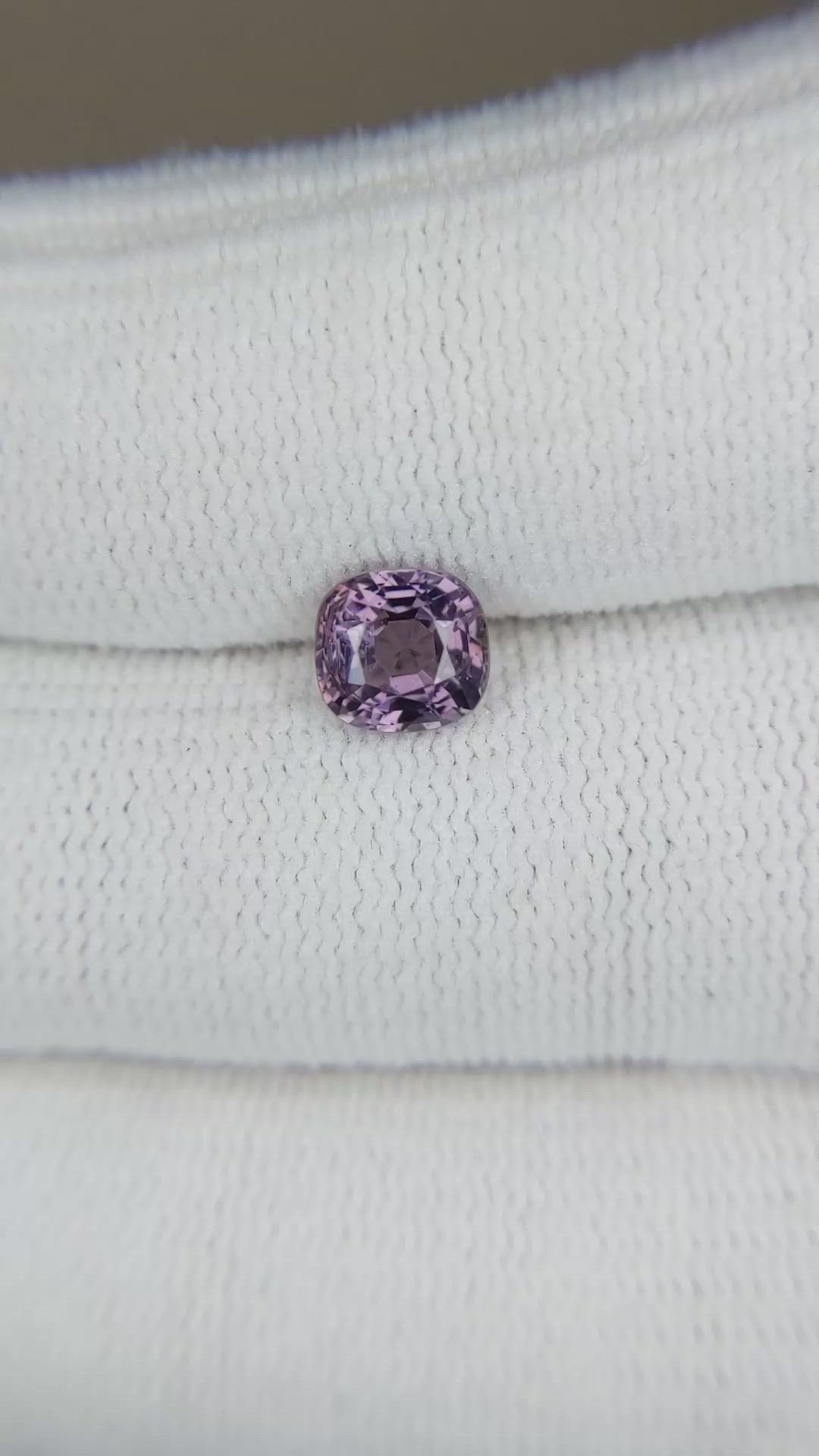 1.25 Ct. Purple Spinel from Burma (Myanmar) Size Video