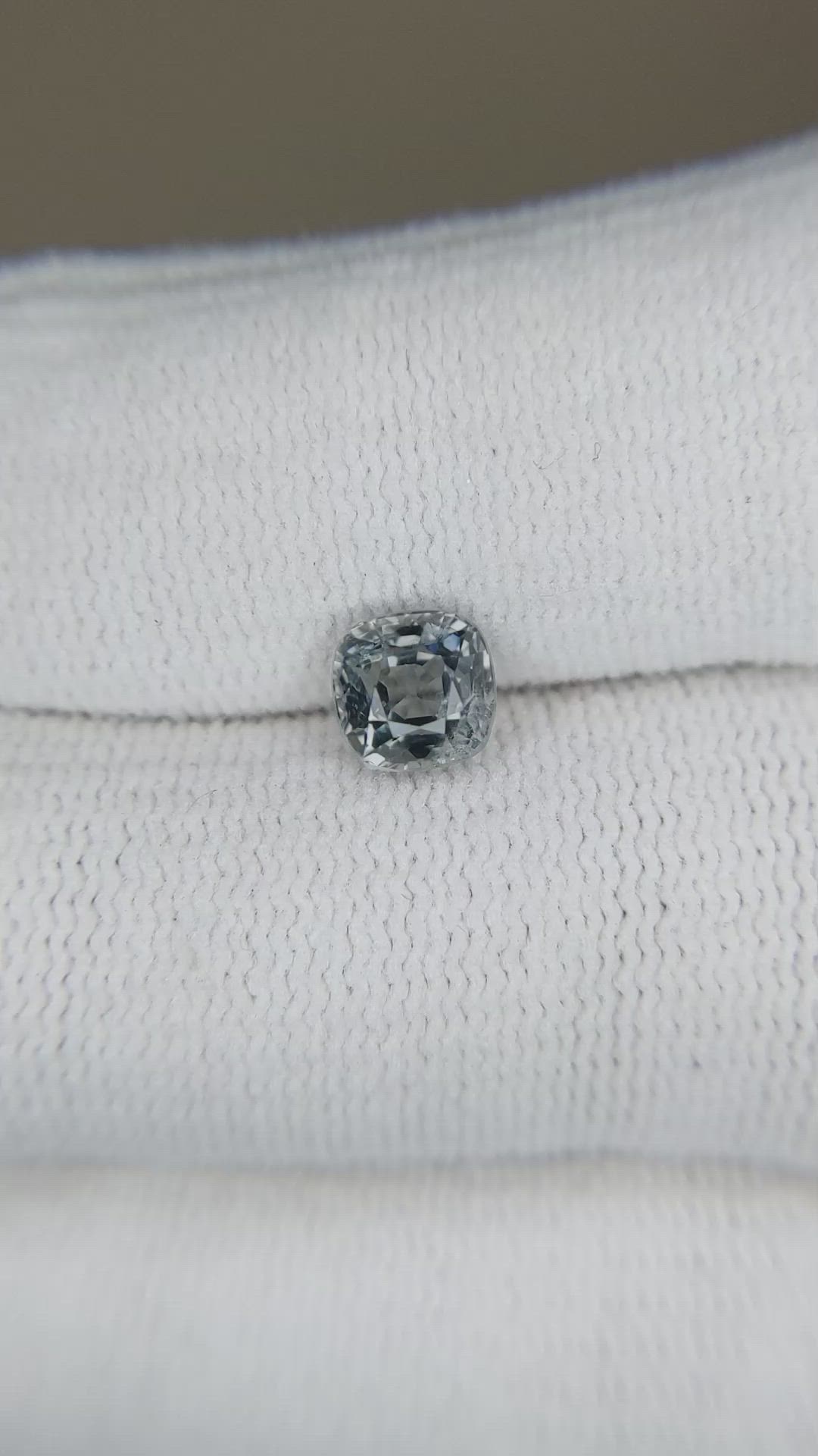 1.30 Ct. Grey Spinel from Burma (Myanmar) Size Video