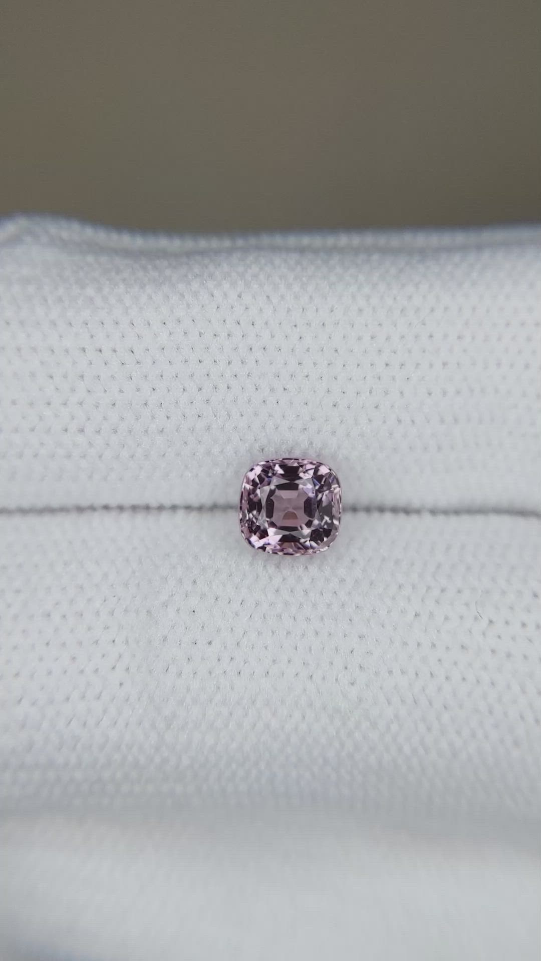 1.10 Ct. Purplish Pink Spinel from Burma (Myanmar) Size Video