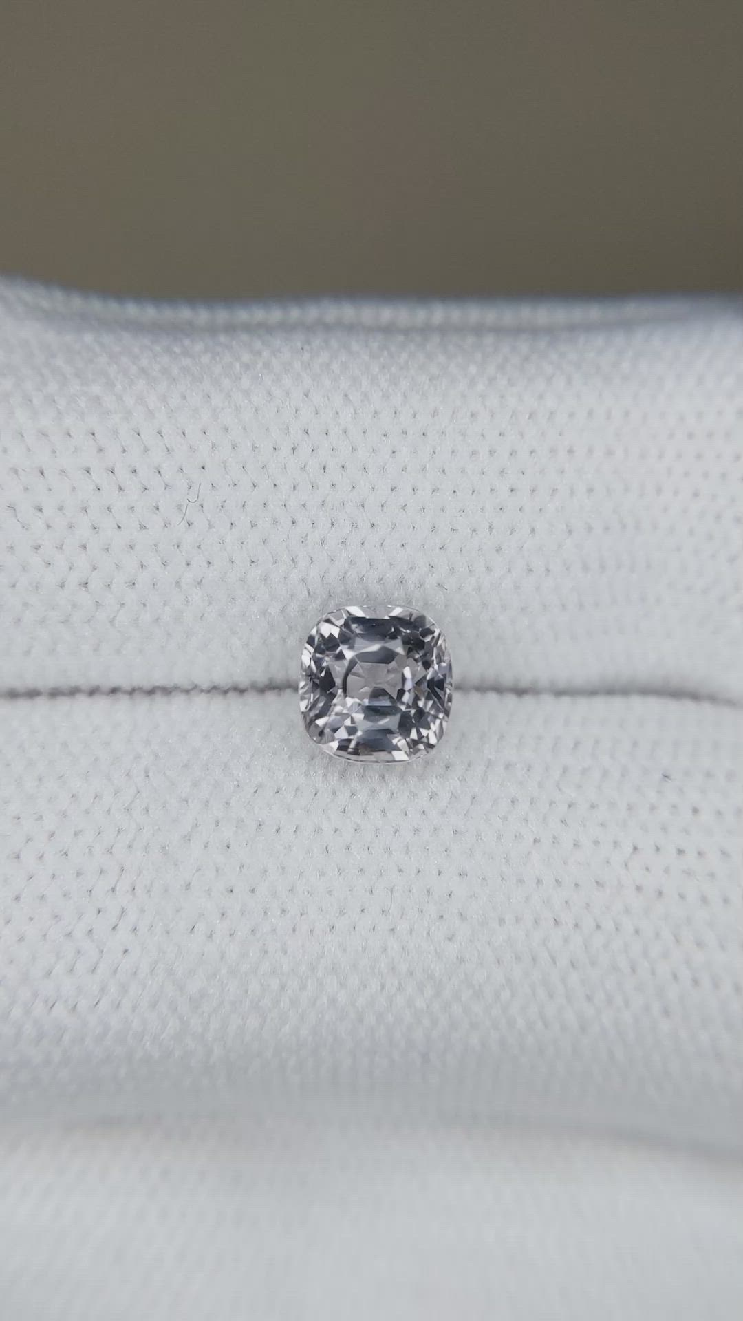 1.60 Ct. Grey Spinel from Burma (Myanmar) Size Video
