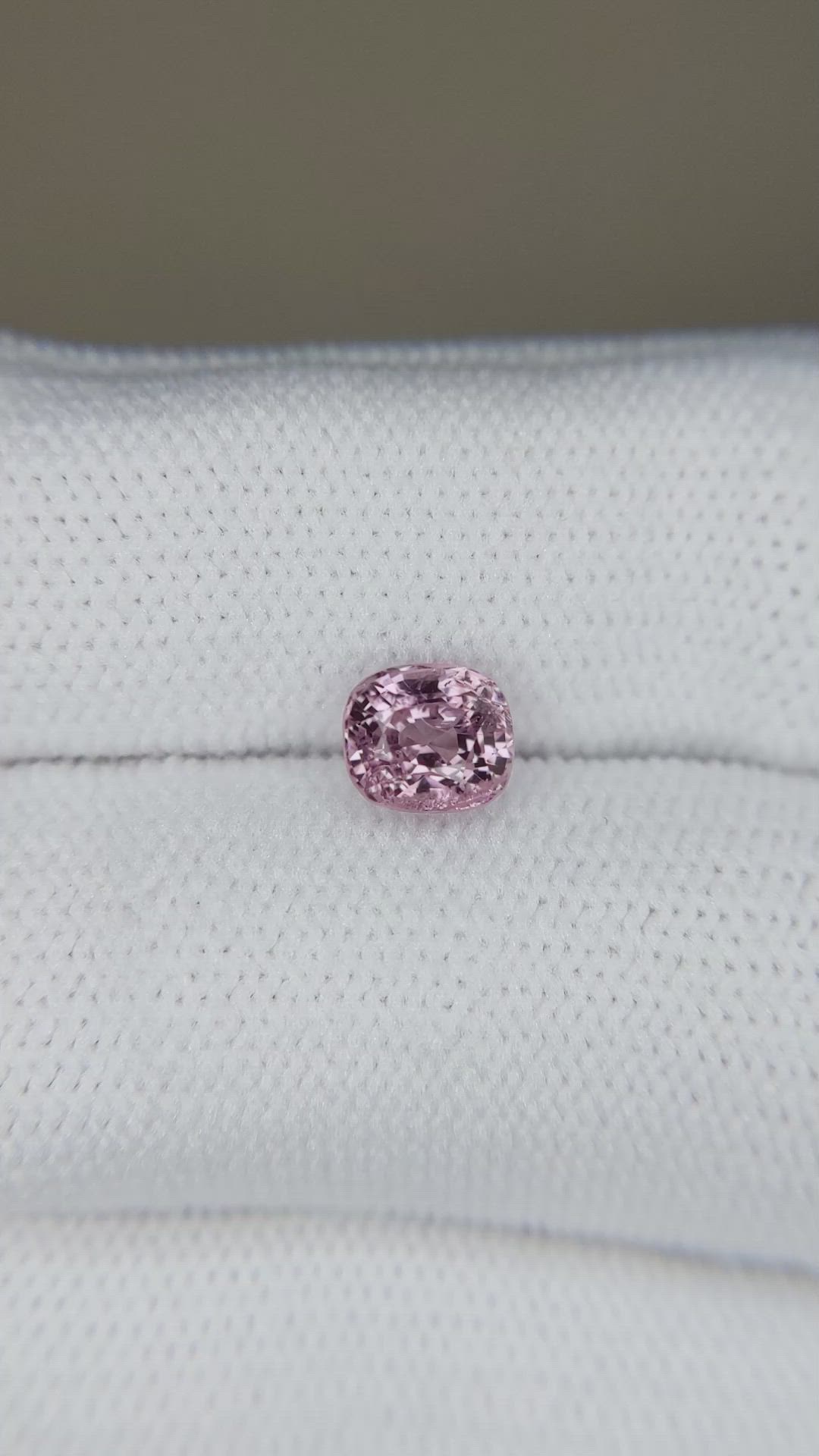 1.09 Ct. Pink Spinel from Burma (Myanmar) Size Video