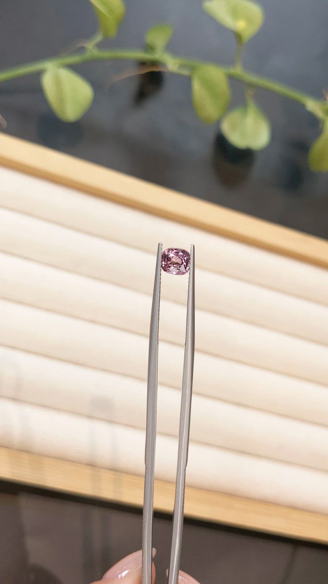 1.09 Ct. Pink Spinel from Burma (Myanmar) Size Video