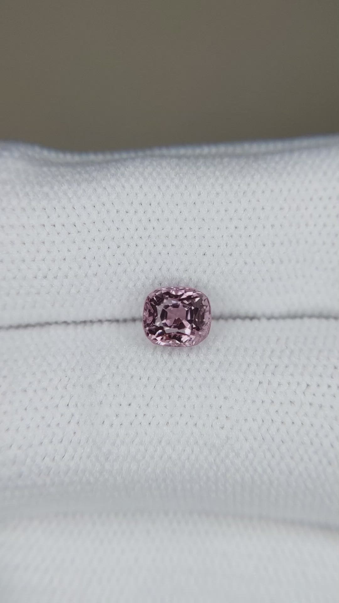 1.15 Ct. Purplish Pink Spinel from Burma (Myanmar) Size Video