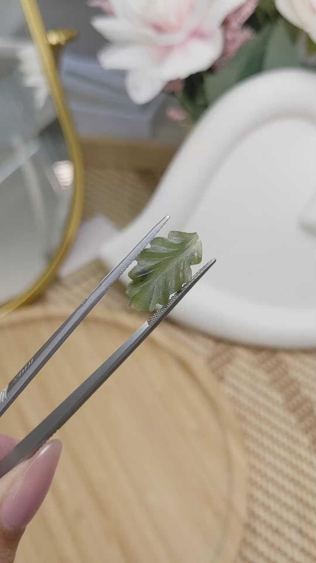 4.71 Ct. Green Jade from Burma (Myanmar) Size Video