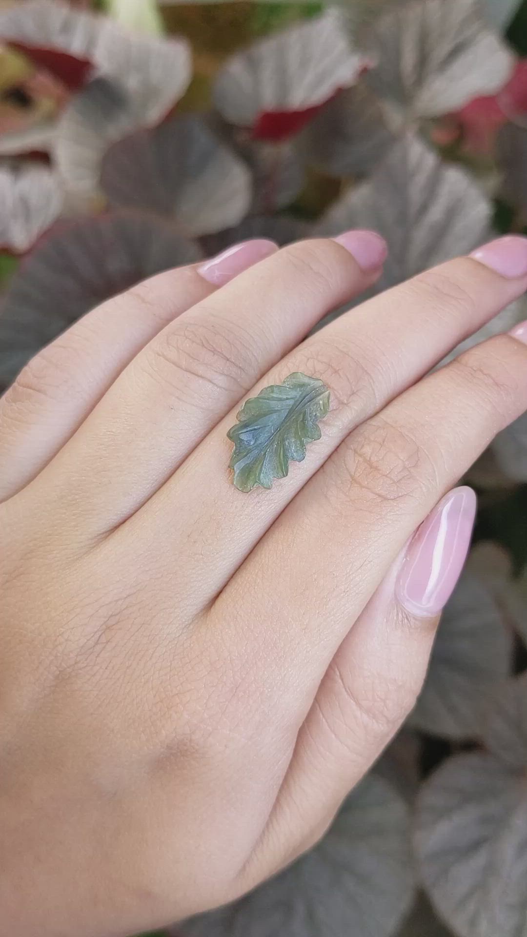 4.71 Ct. Green Jade from Burma (Myanmar) Size Video