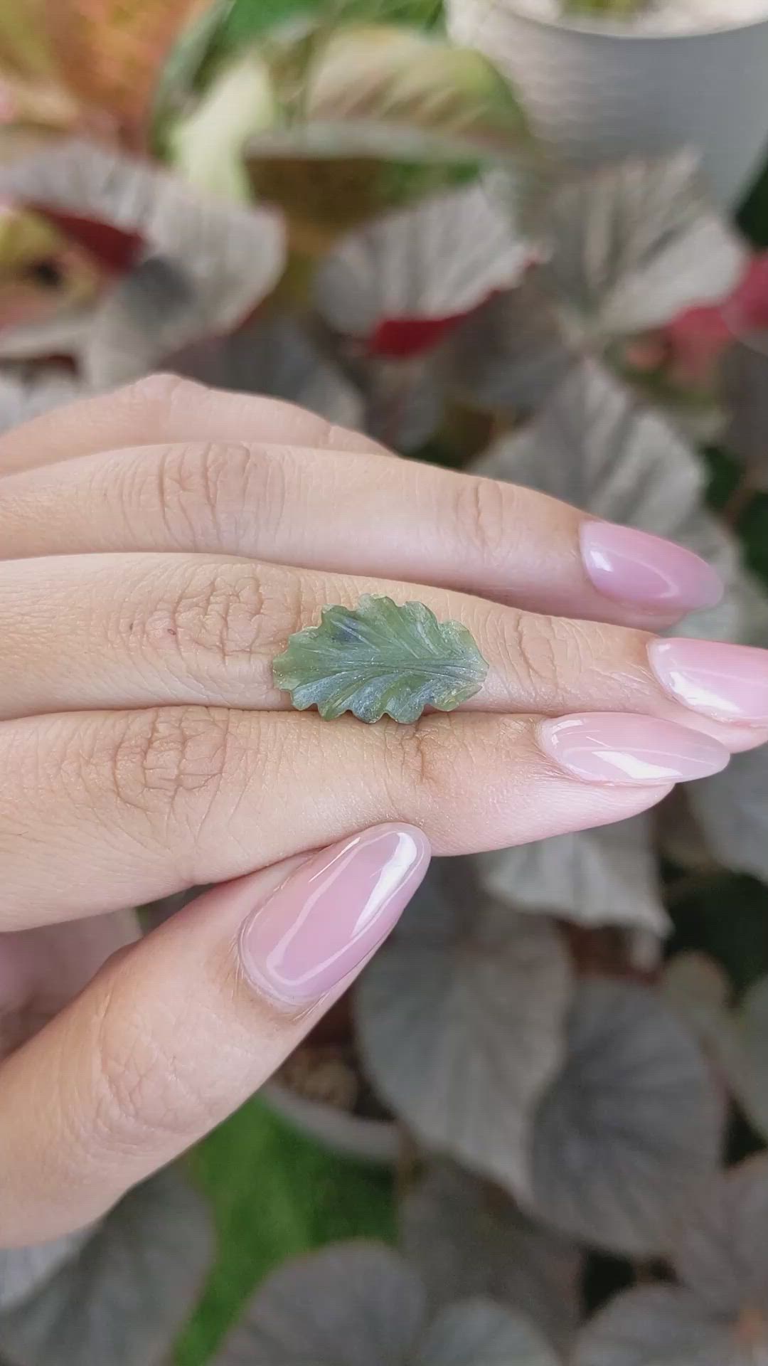4.71 Ct. Green Jade from Burma (Myanmar) Size Video