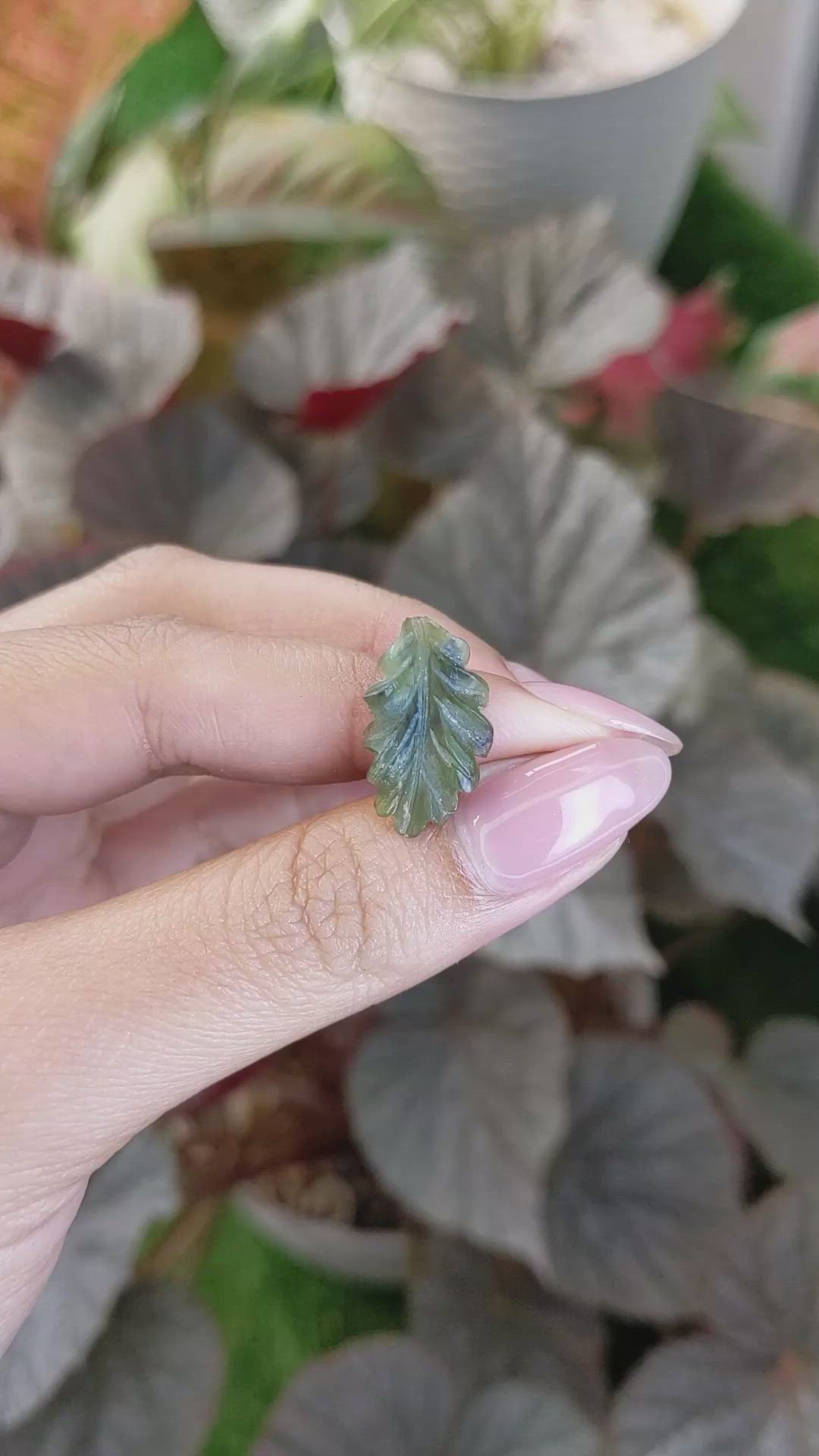 4.92 Ct. Green Jade from Burma (Myanmar) Size Video