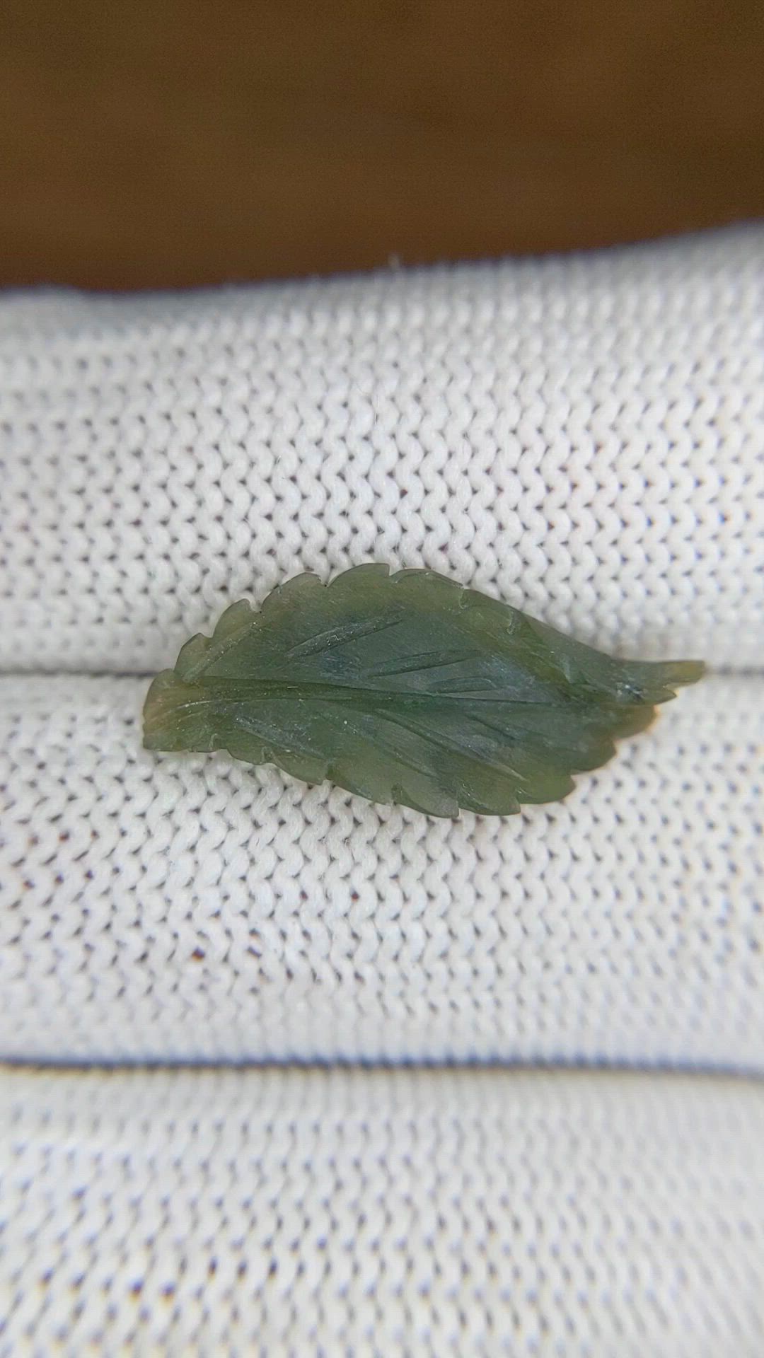 4.14 Ct. Green Jade from Burma (Myanmar) Size Video