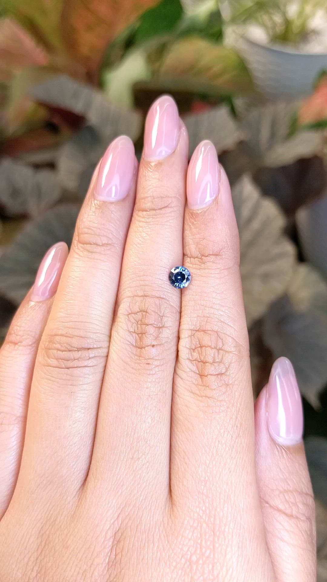 0.47 Ct. Blue Spinel from Ceylon (Sri Lanka) Size Video