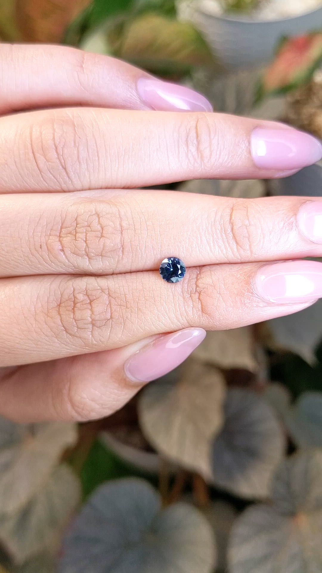 0.47 Ct. Blue Spinel from Ceylon (Sri Lanka) Size Video