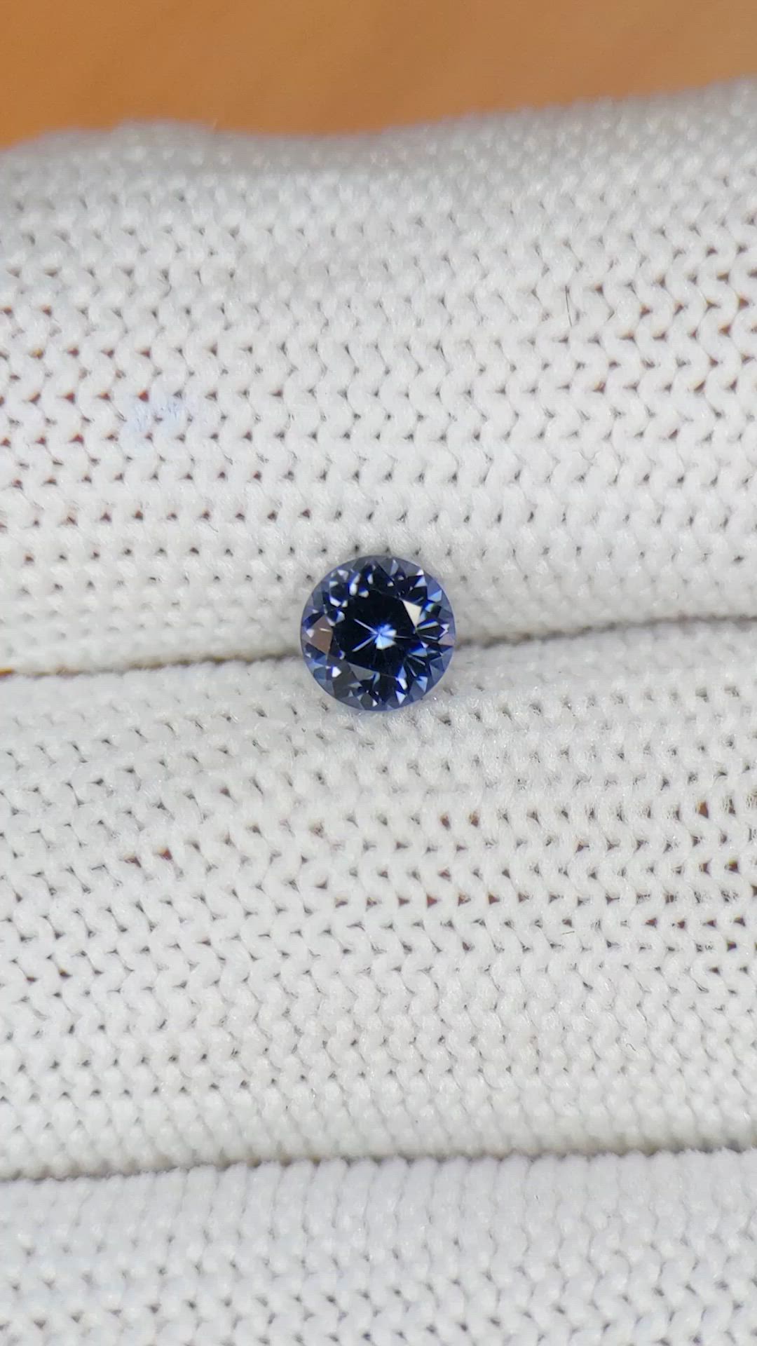 0.47 Ct. Blue Spinel from Ceylon (Sri Lanka) Size Video
