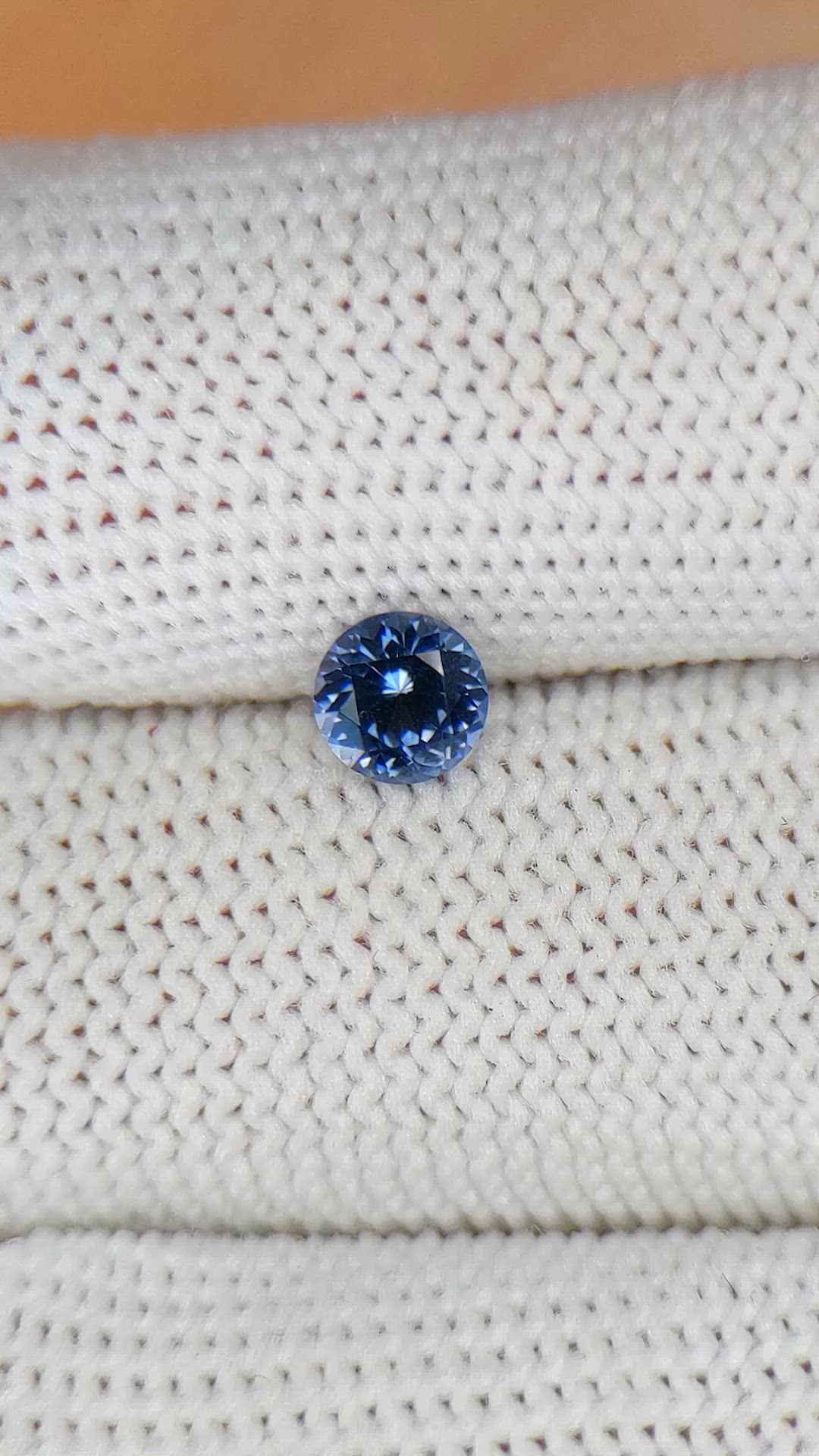 0.52 Ct. Blue Spinel from Ceylon (Sri Lanka) Size Video