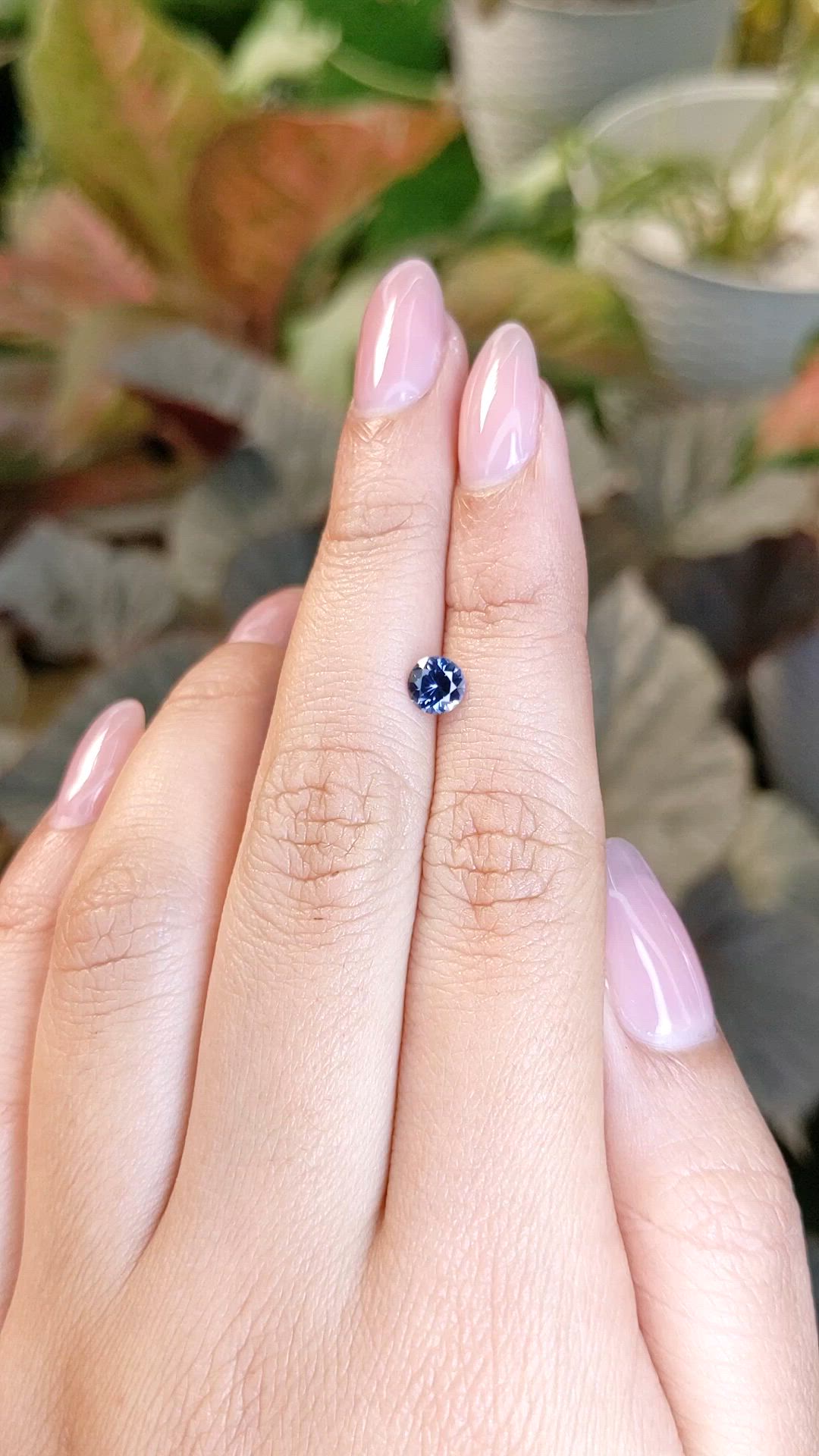 0.52 Ct. Blue Spinel from Ceylon (Sri Lanka) Size Video